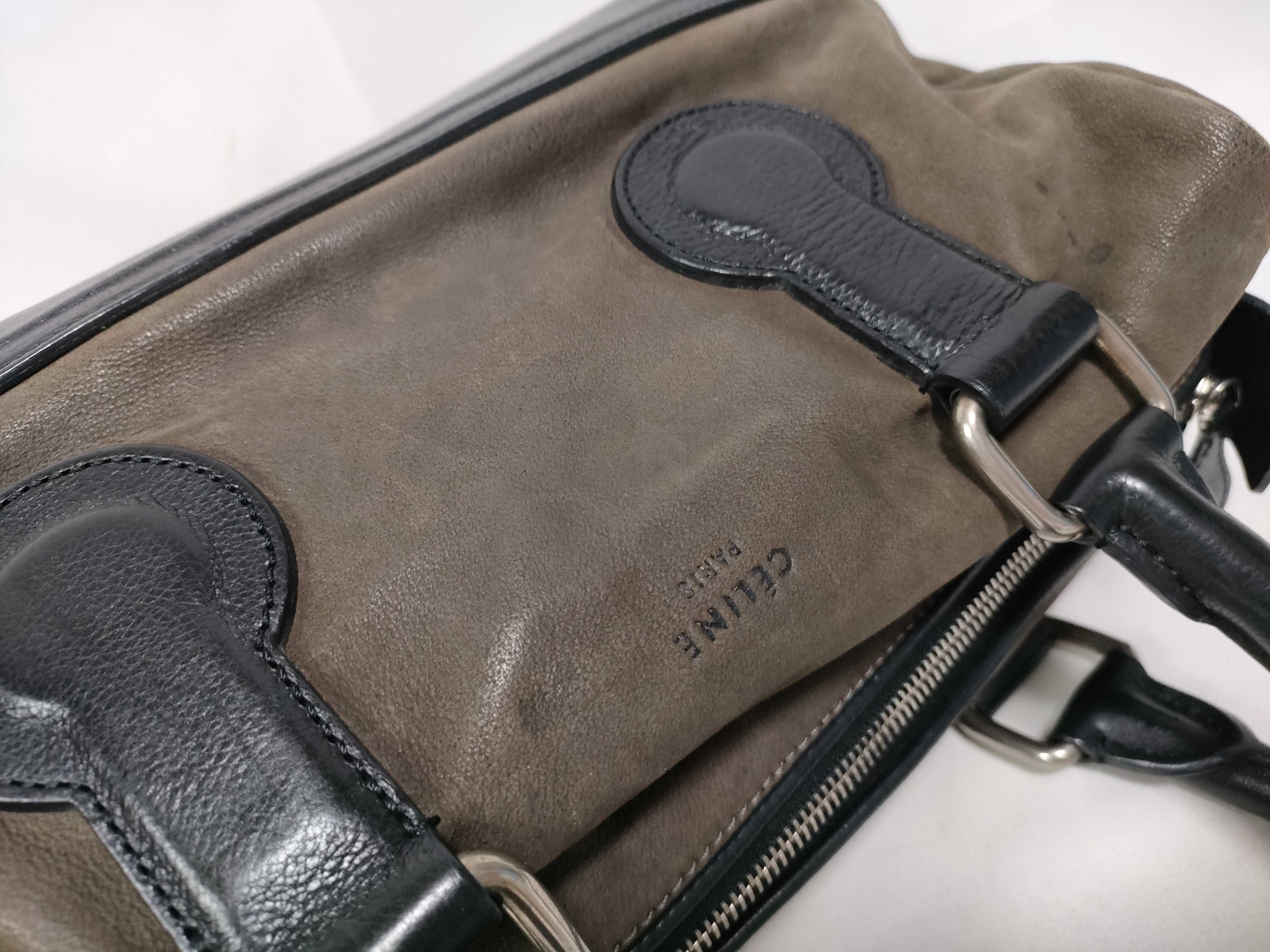 handbag, leather, black, brown. — view 12
