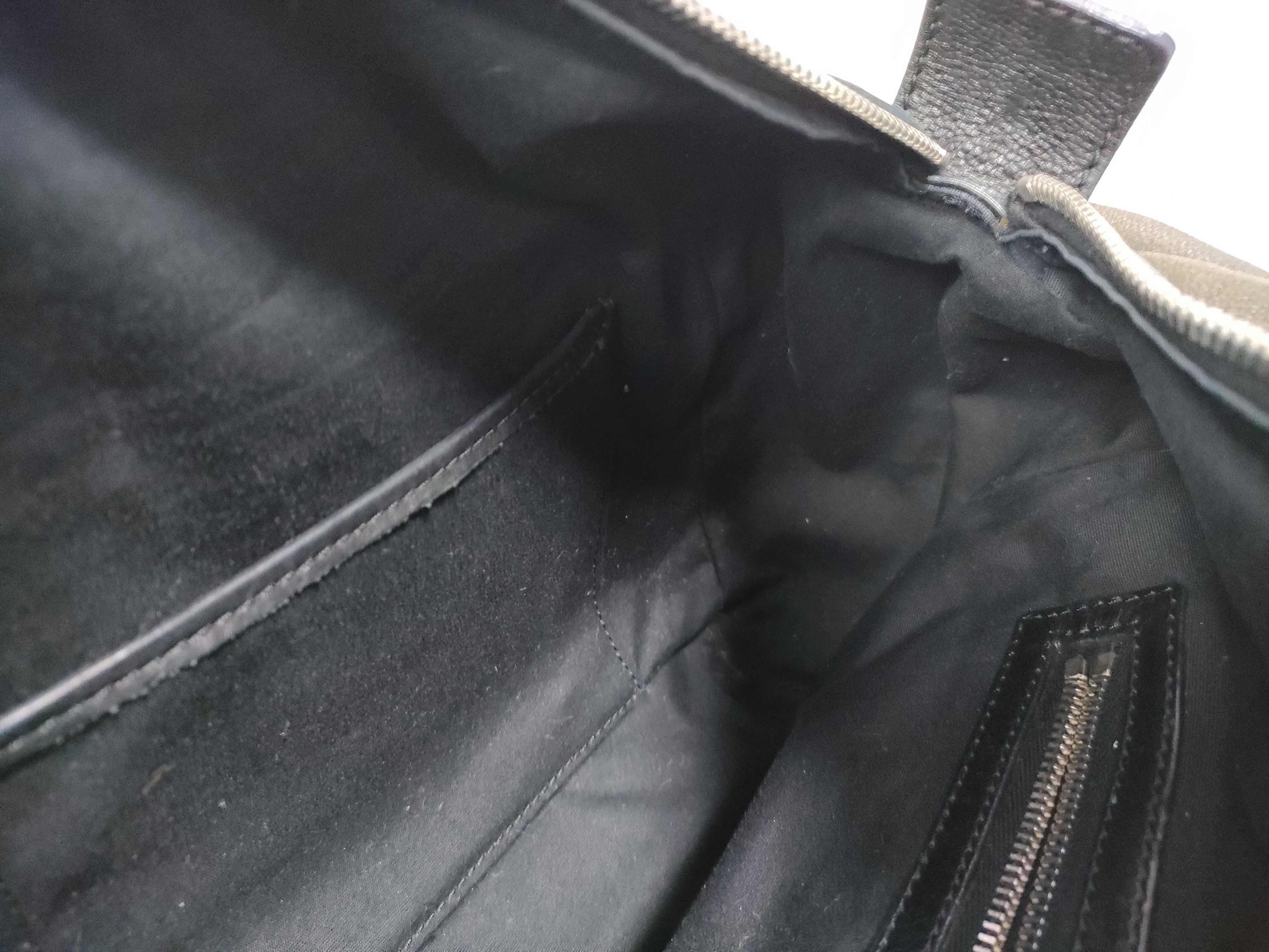 handbag, leather, black, brown. — view 14