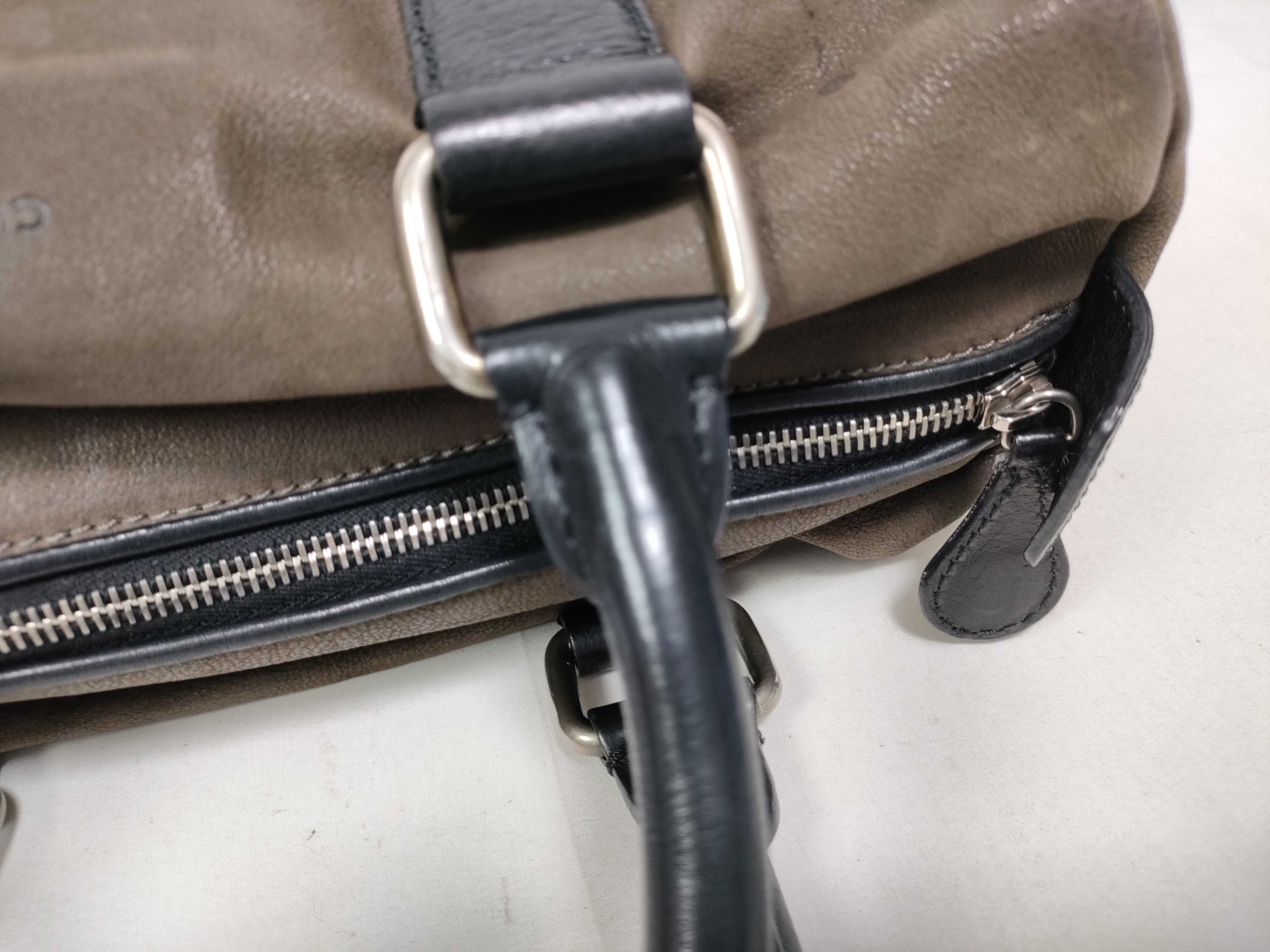 handbag, leather, black, brown. — view 10