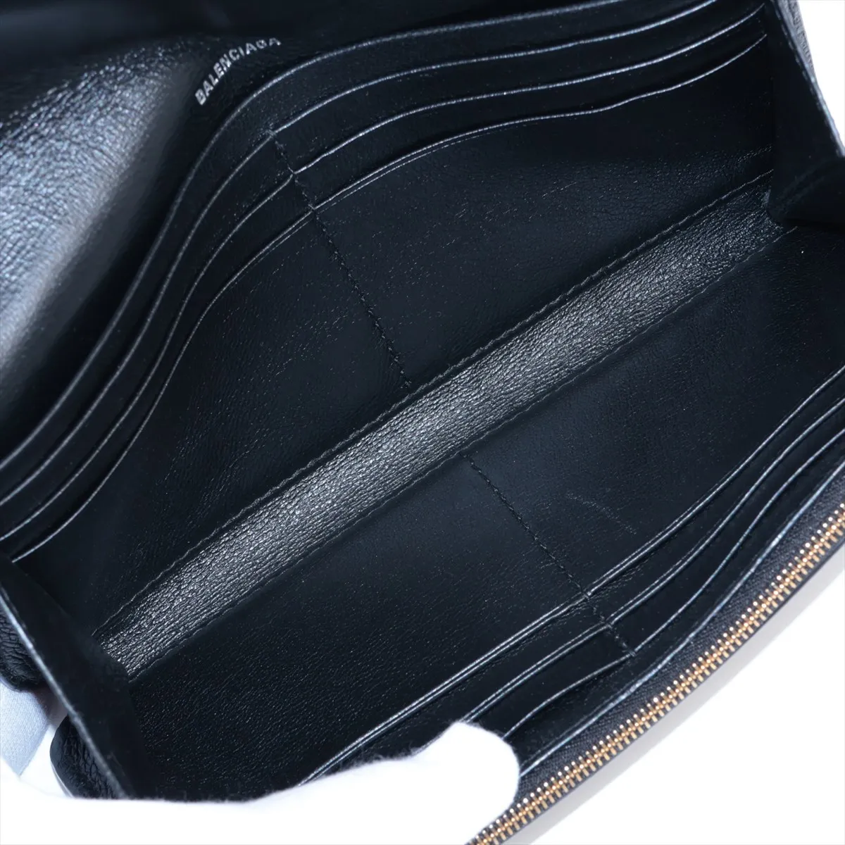 Everyday 594289 Leather Long Wallet Black — view 5