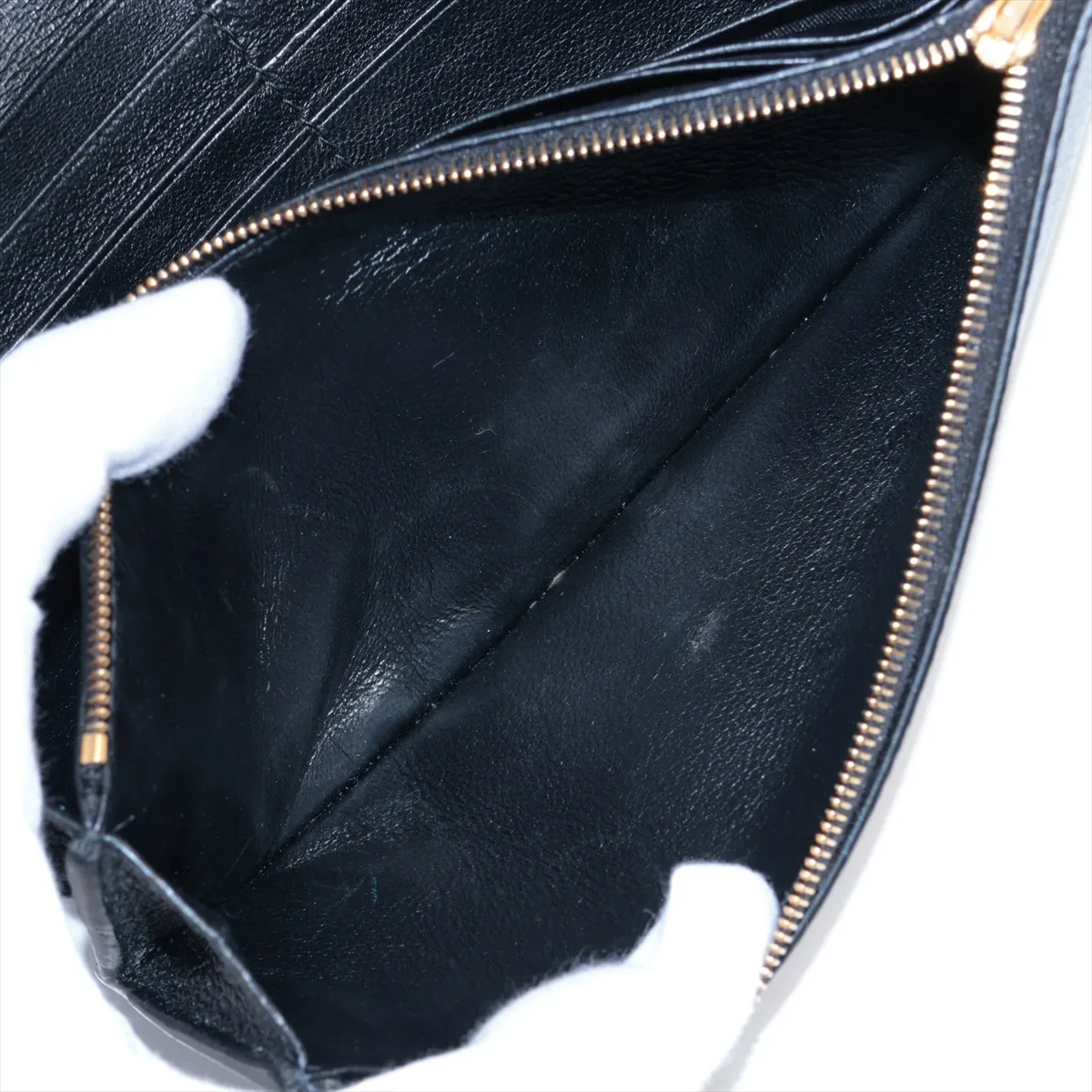 Everyday 594289 Leather Long Wallet Black — view 6