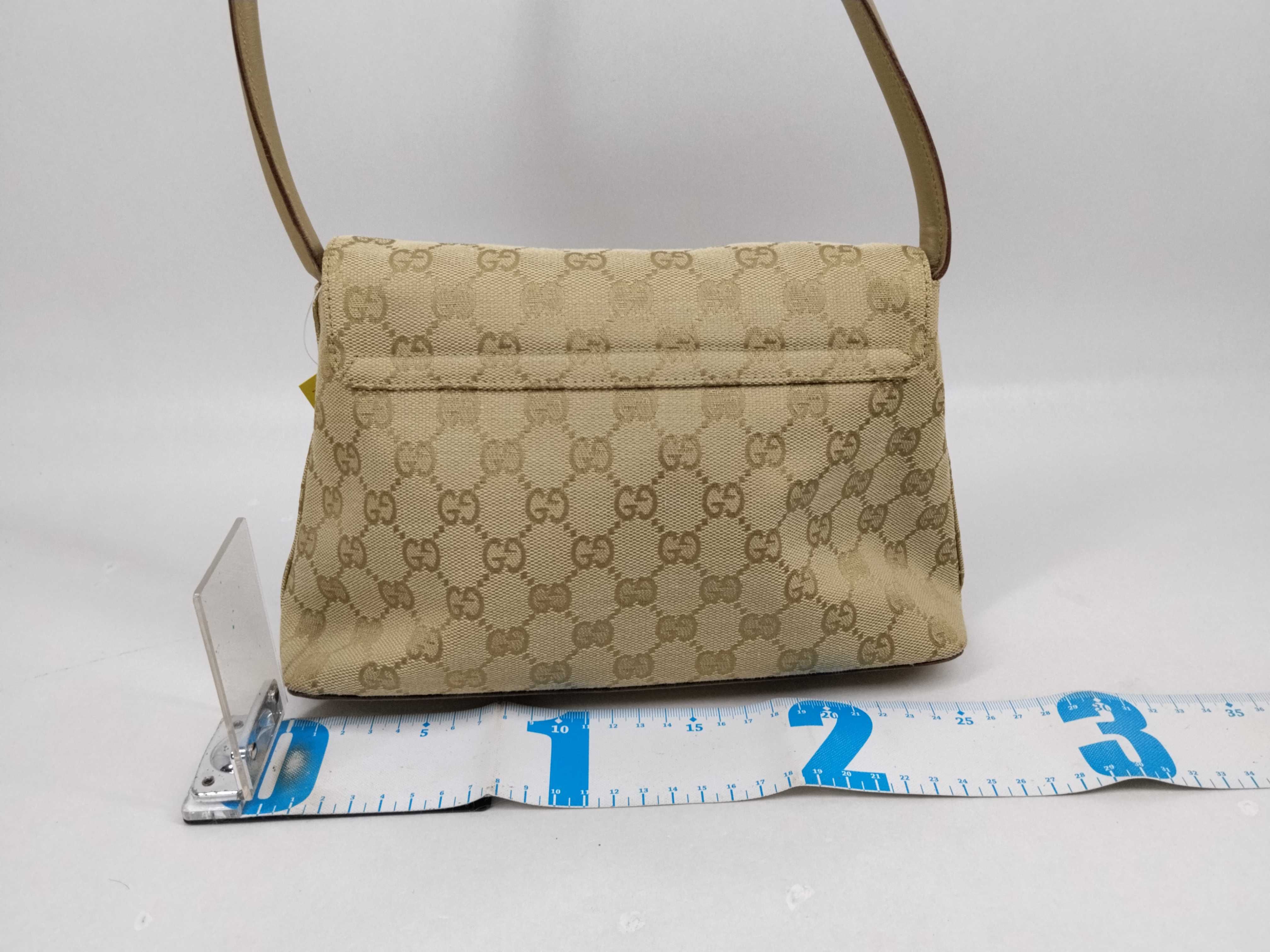GG Canvas Handbag, Beige, 90646・1705 (Handbag) — view 2