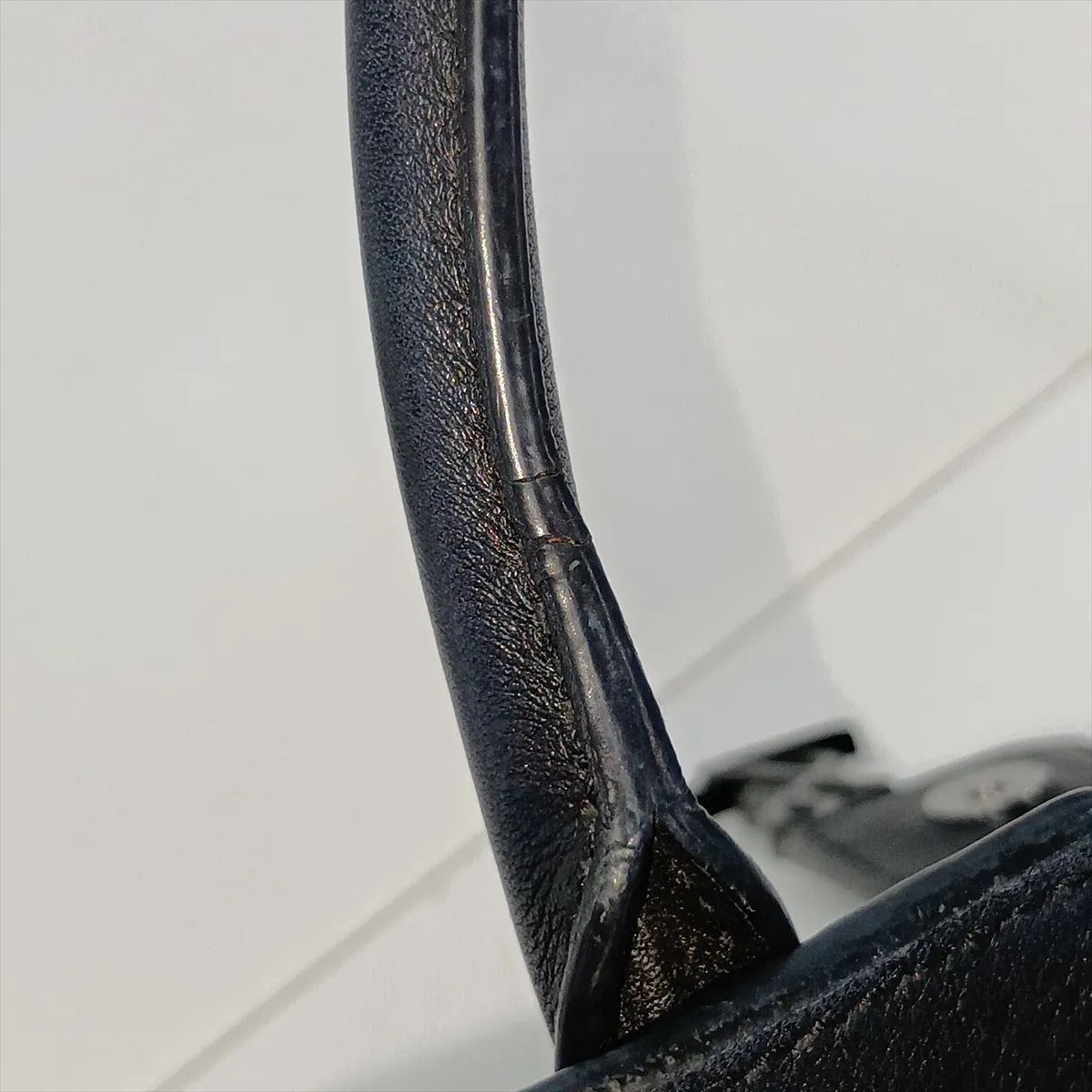 Downtown Cabas Leather x Crocodile Embossed 2-Way Handbag Black 436834 — view 13
