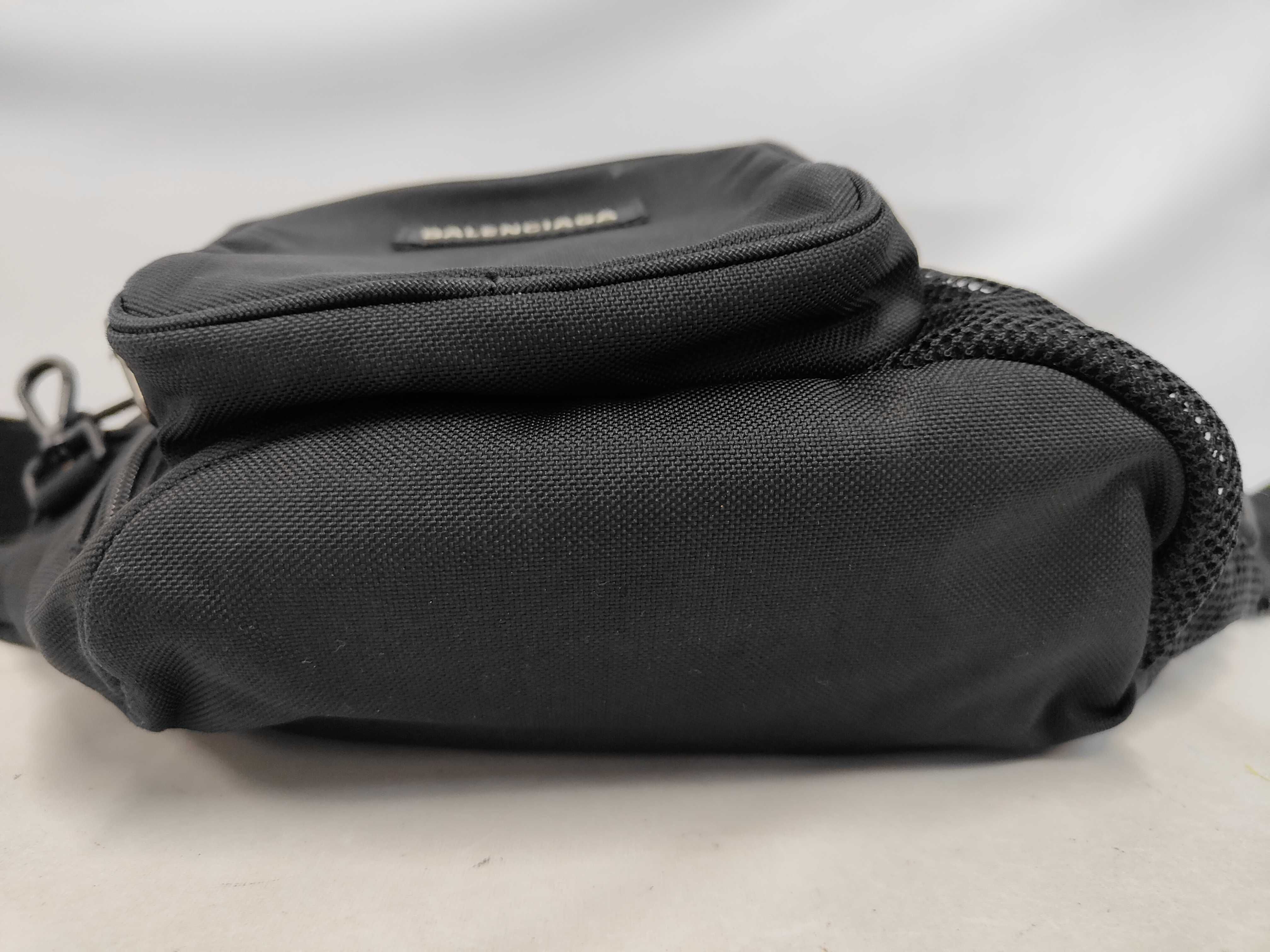 Explorer Nylon Body Bag, Black Waist Bag — view 4