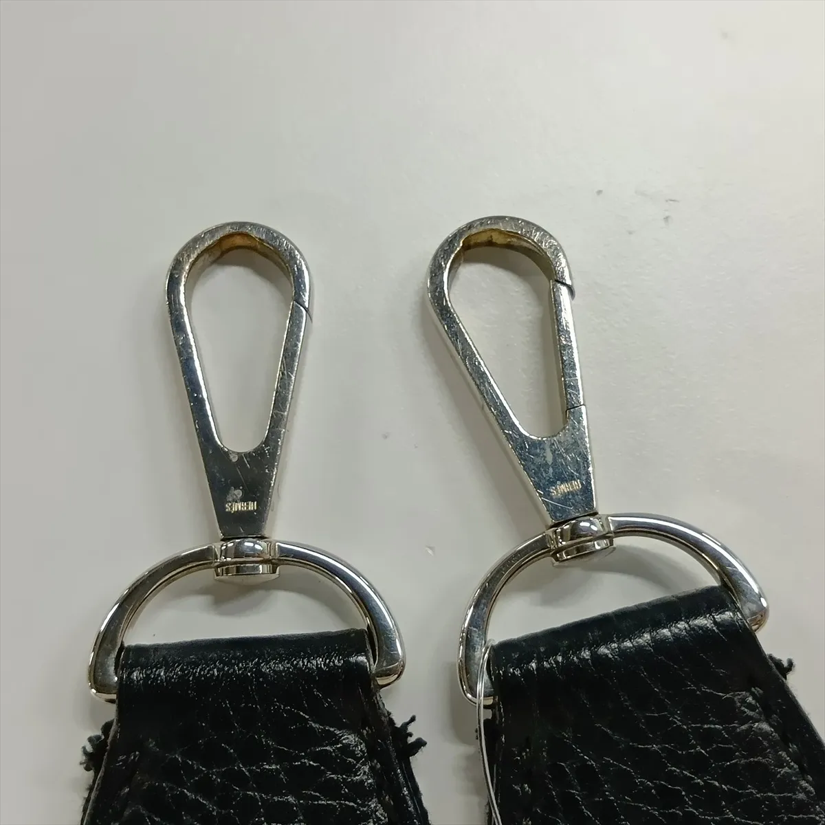 Evelyne II 29 PM Taurillon Clemence Black Silver Hardware H: 2004 Strap repaired by an aftermarket company — view 13