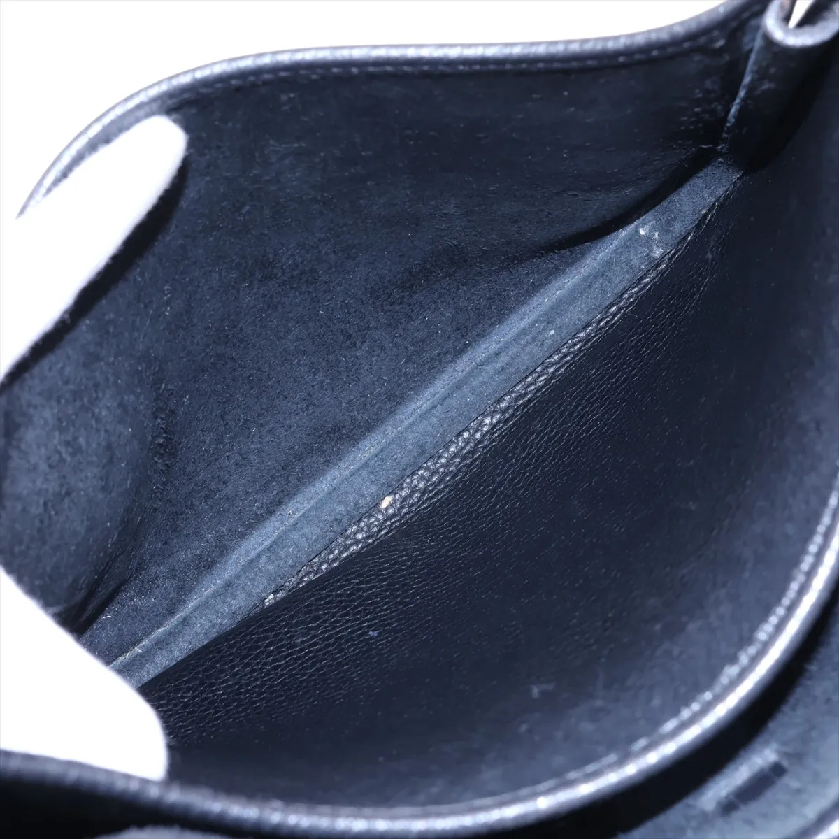 Evelyne II 29 PM Taurillon Clemence Black Silver Hardware H: 2004 Strap repaired by an aftermarket company — view 7