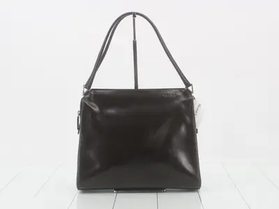 Handbag, leather, brown