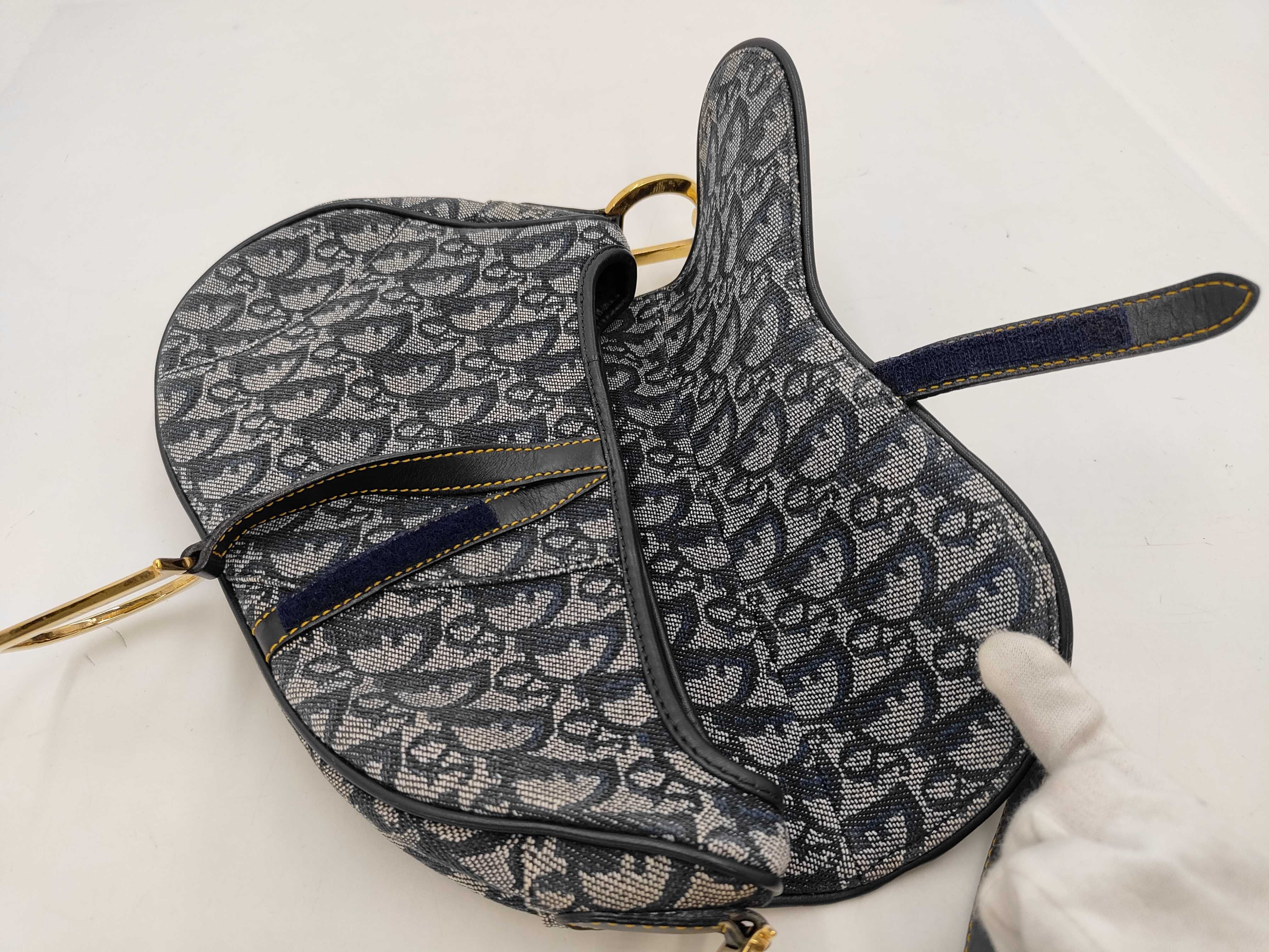 Trotter Oblique Saddle Shoulder Bag — view 8