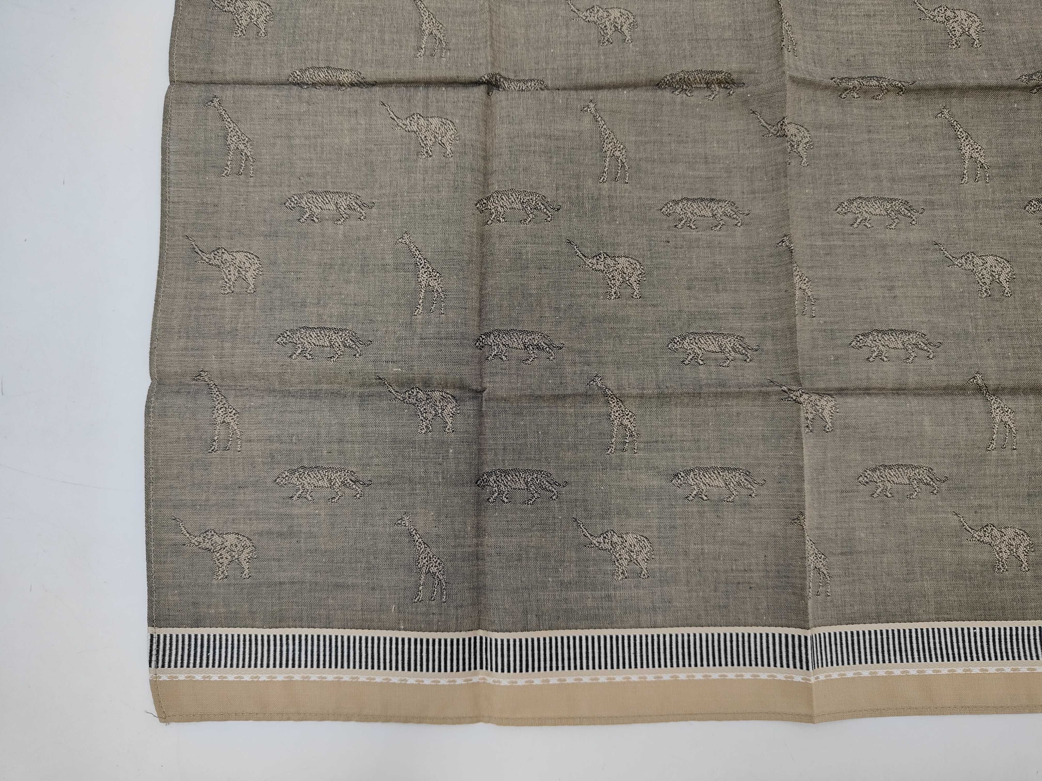 handkerchief scarf with sticker, logo, animal embroidery, jacquard, gray, and other accessories. — view 5