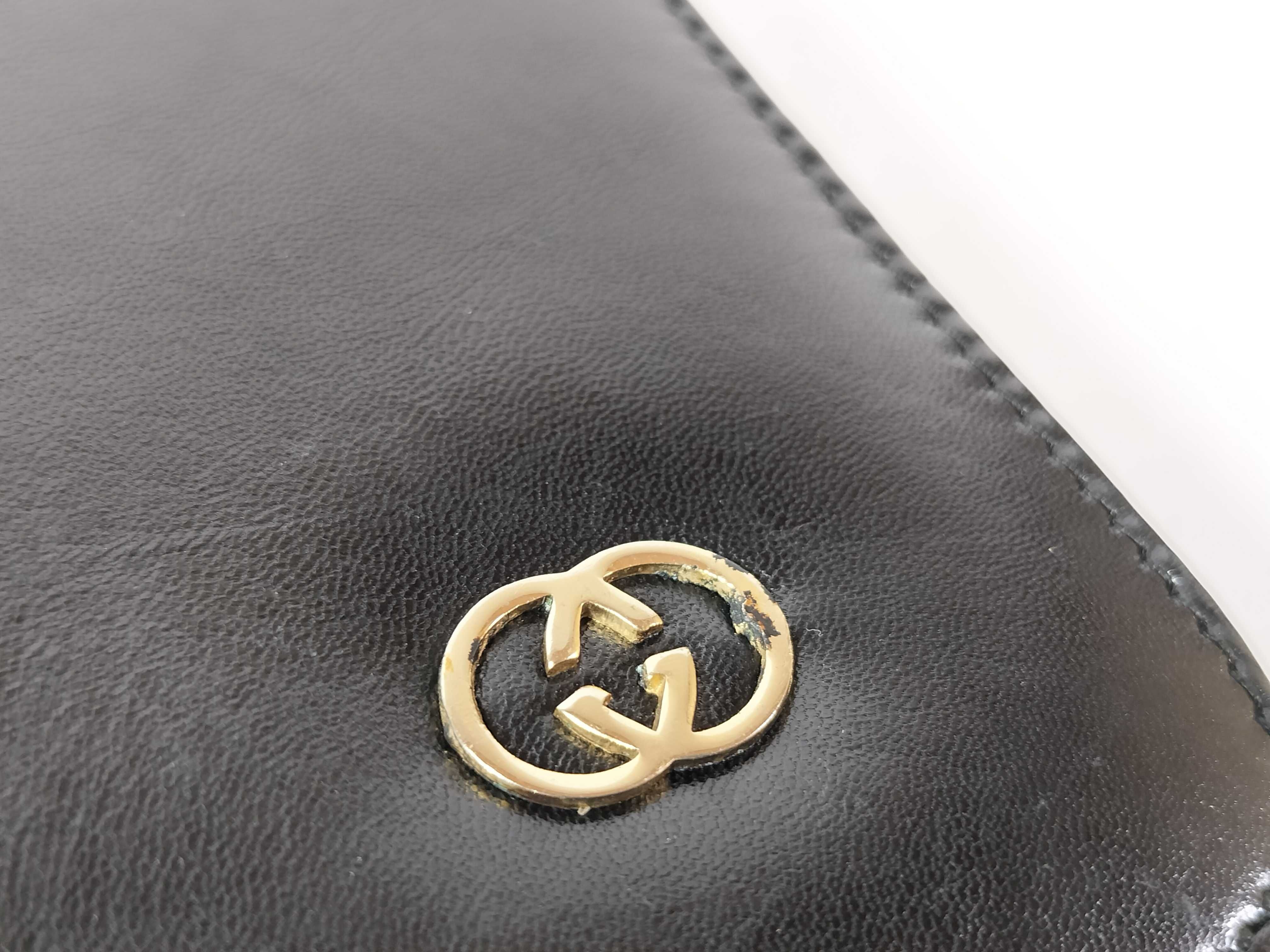 GG Logo Black Shoulder Bag — view 8