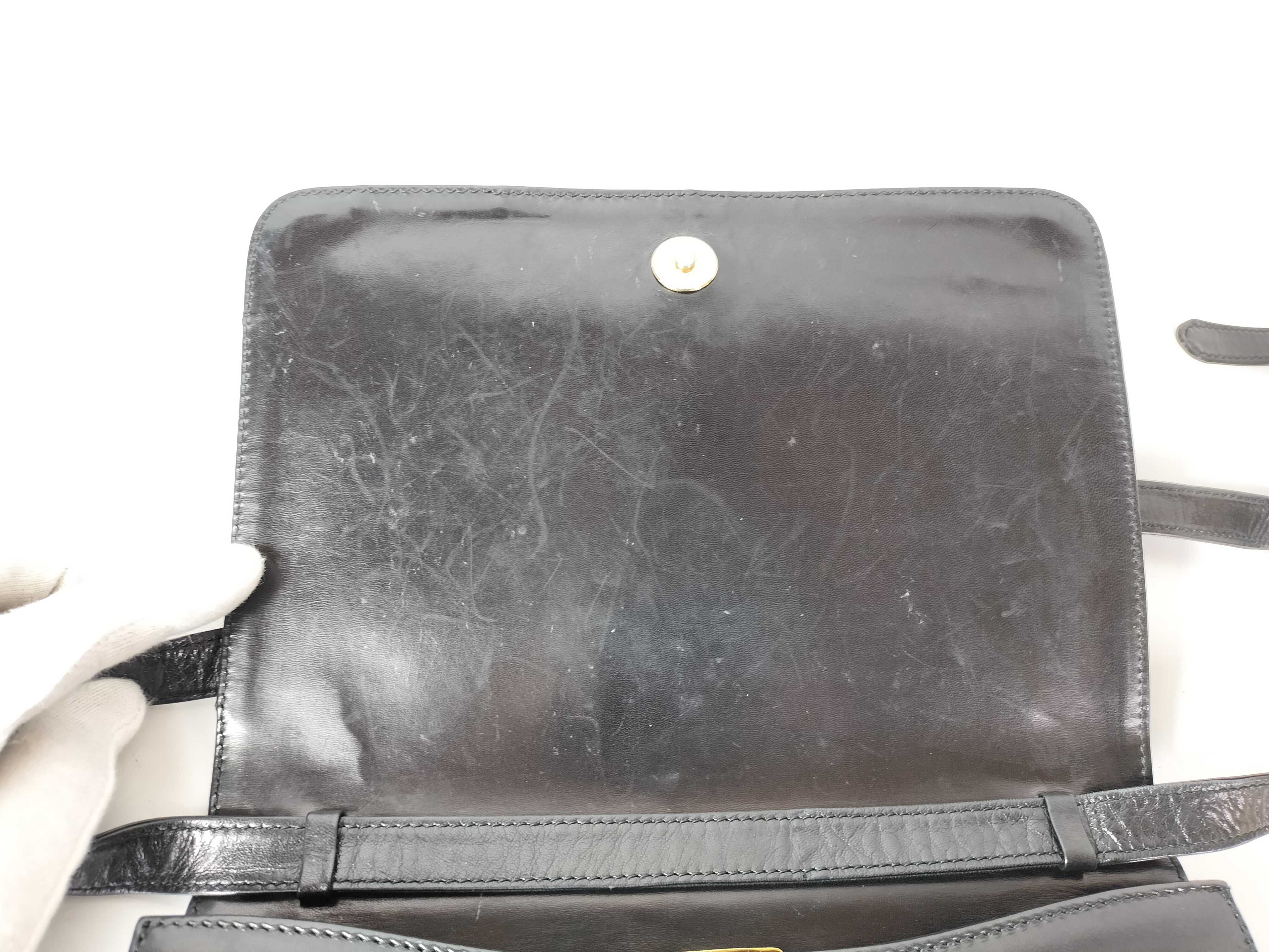 GG Logo Black Shoulder Bag — view 9