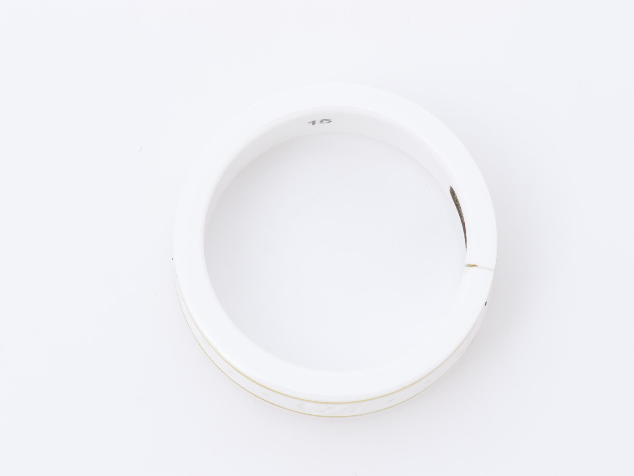 Icon Ring, 4.7g, #15, 750YG/Ceramic — view 5