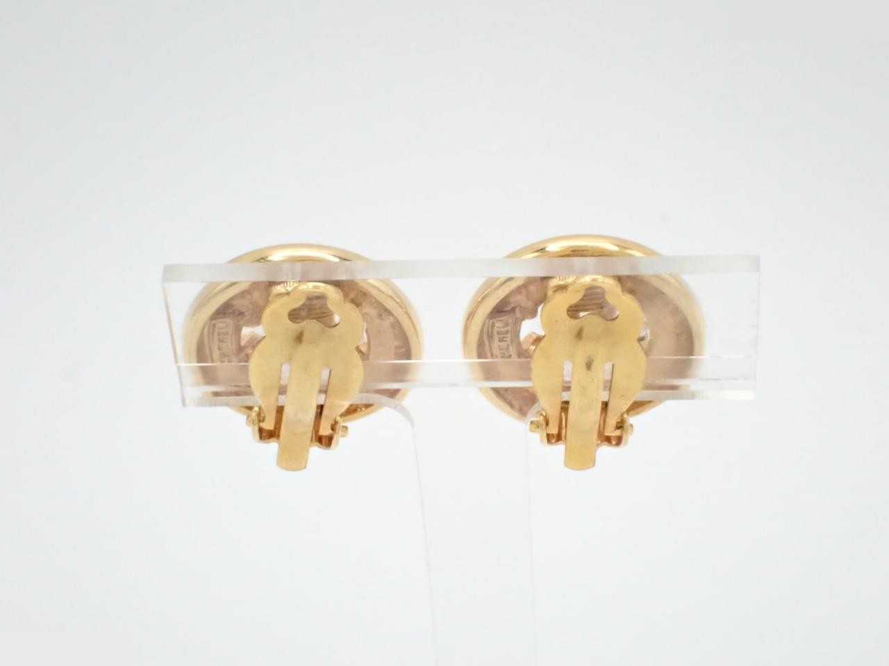 Coco Mark Gold Earrings — view 2