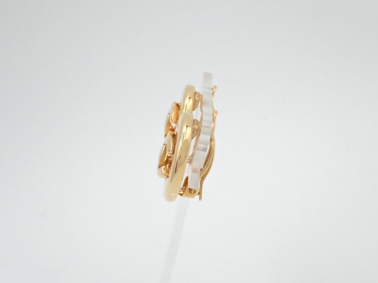 Coco Mark Gold Earrings — view 3