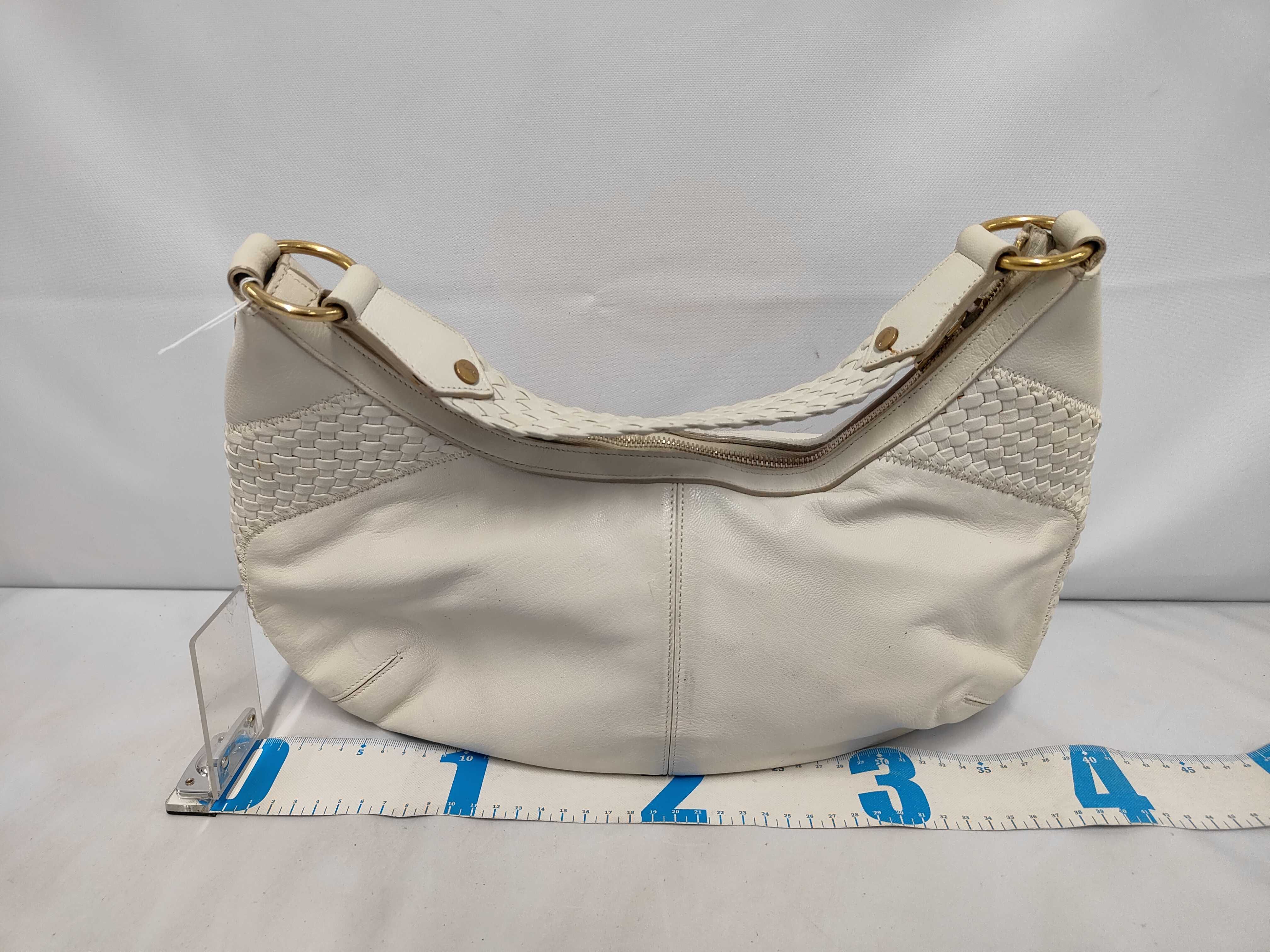 One-Shoulder Bag, Woven Leather Shoulder Bag — view 2