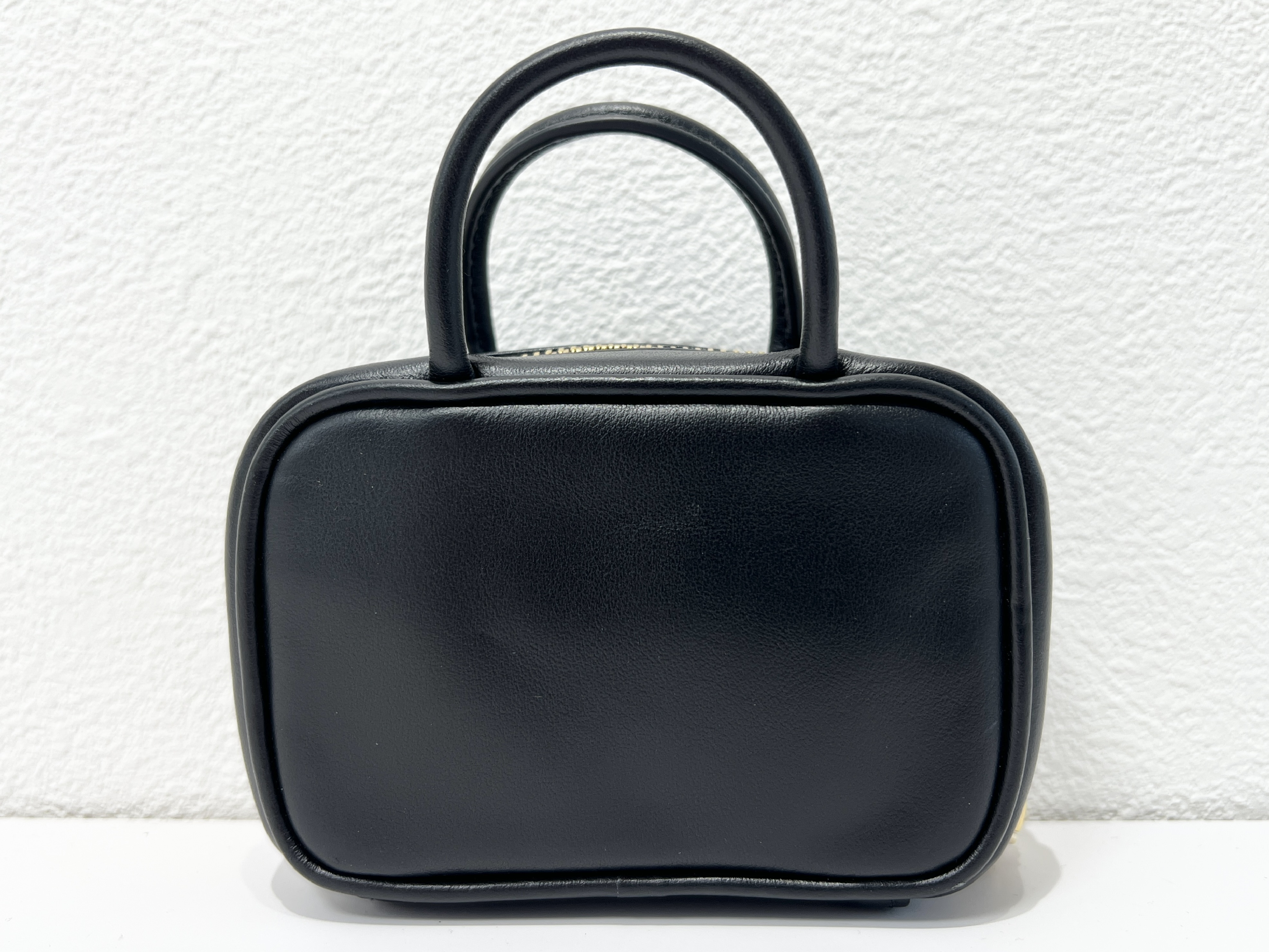 Beau Micro Leather Logo Embossed Logo Handbag — view 2