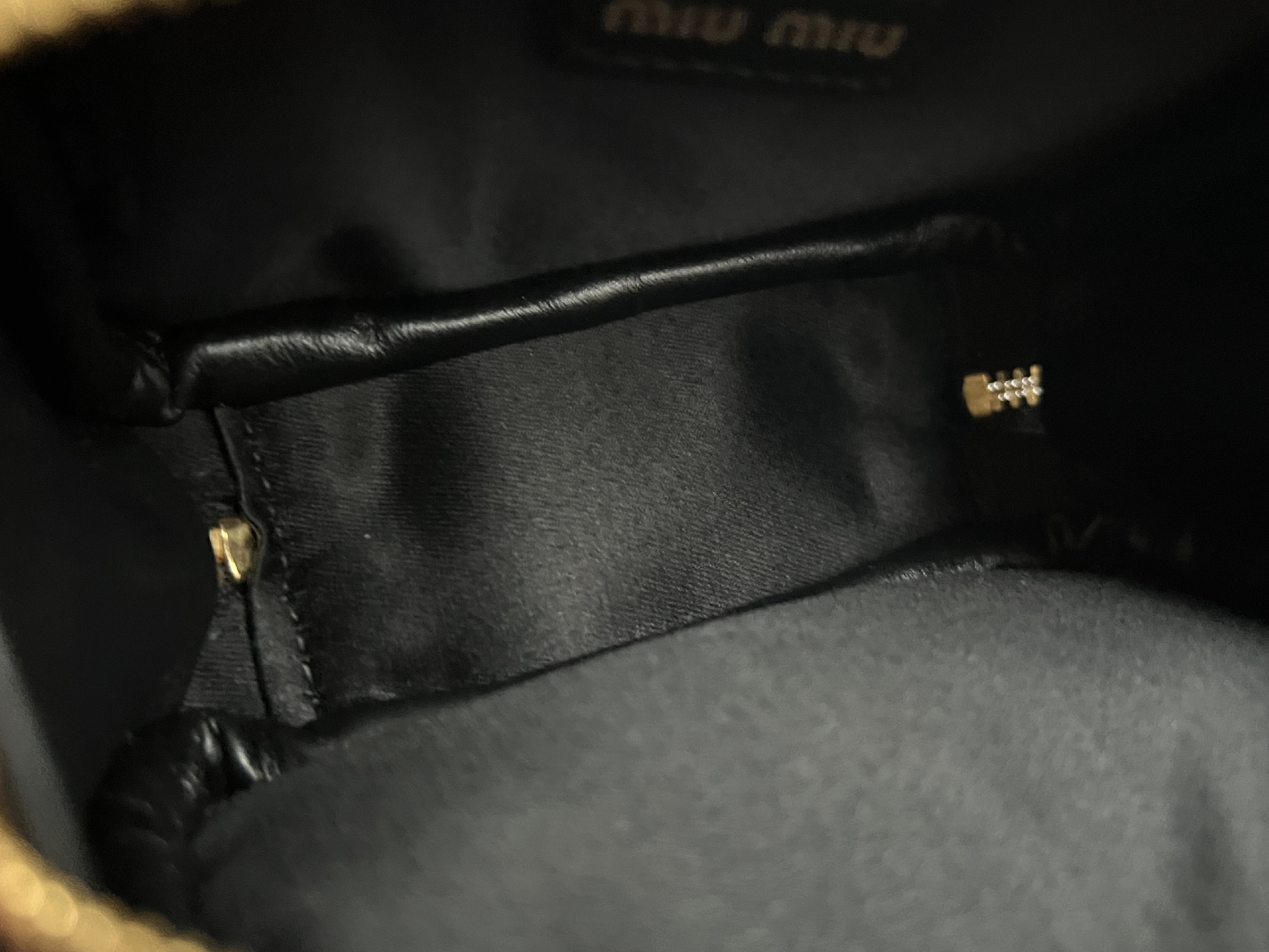 Beau Micro Leather Logo Embossed Logo Handbag — view 5