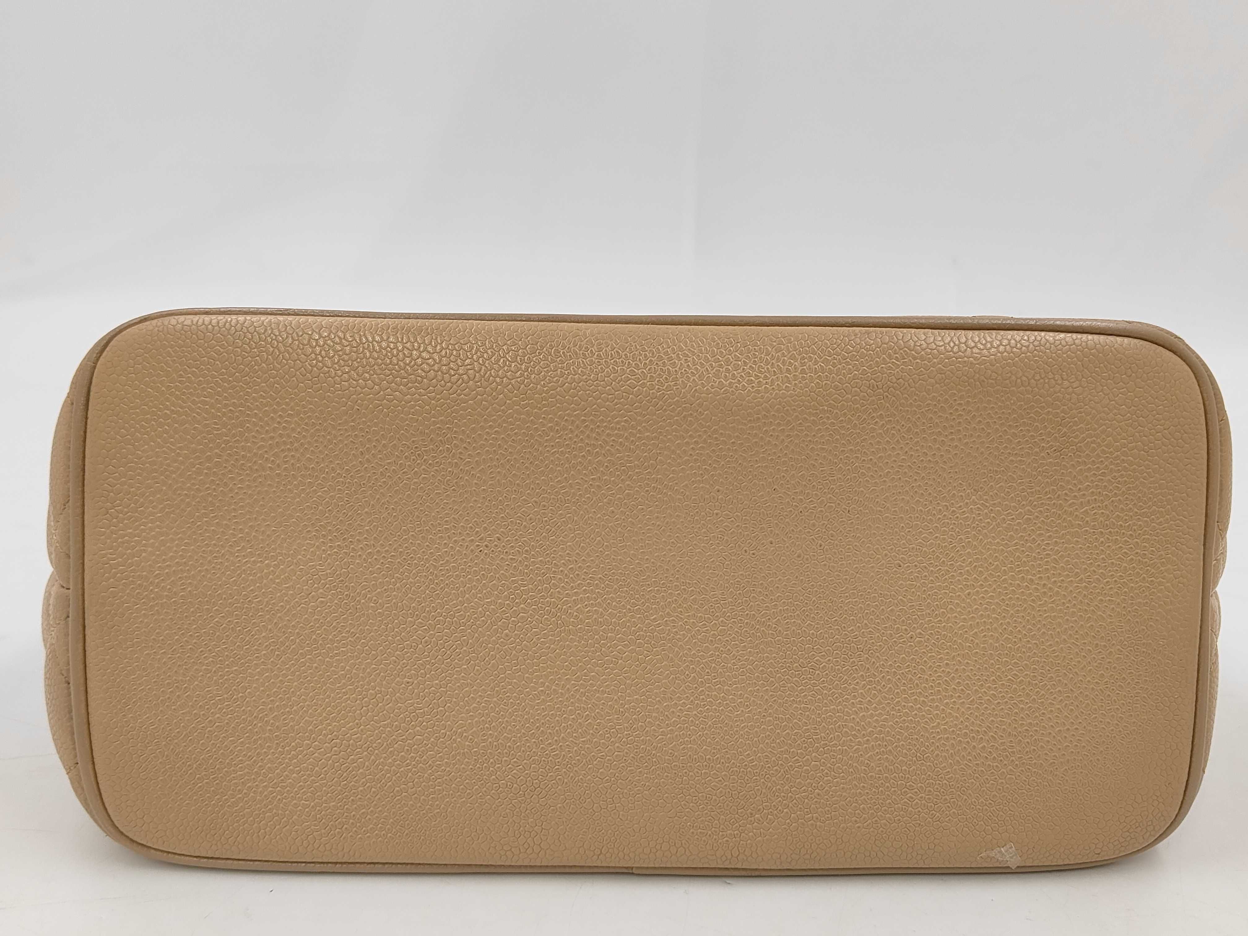 Reissue Tote Bag, Caviar Leather, Beige — view 4