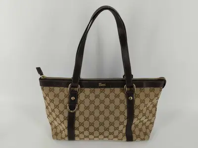 GG Canvas Abbey Tote Bag