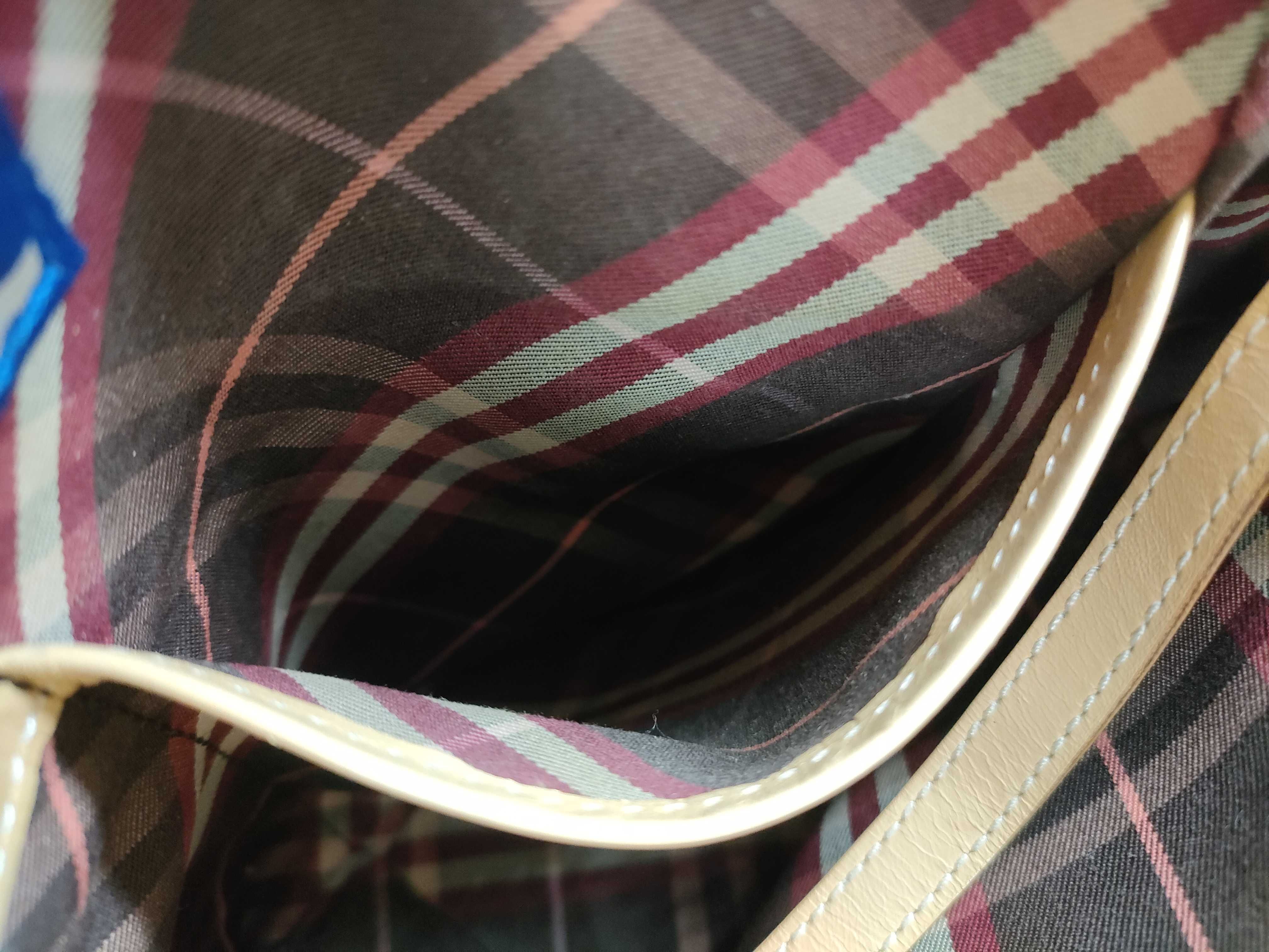 Blue Label Nova Check Canvas Handbag — view 11
