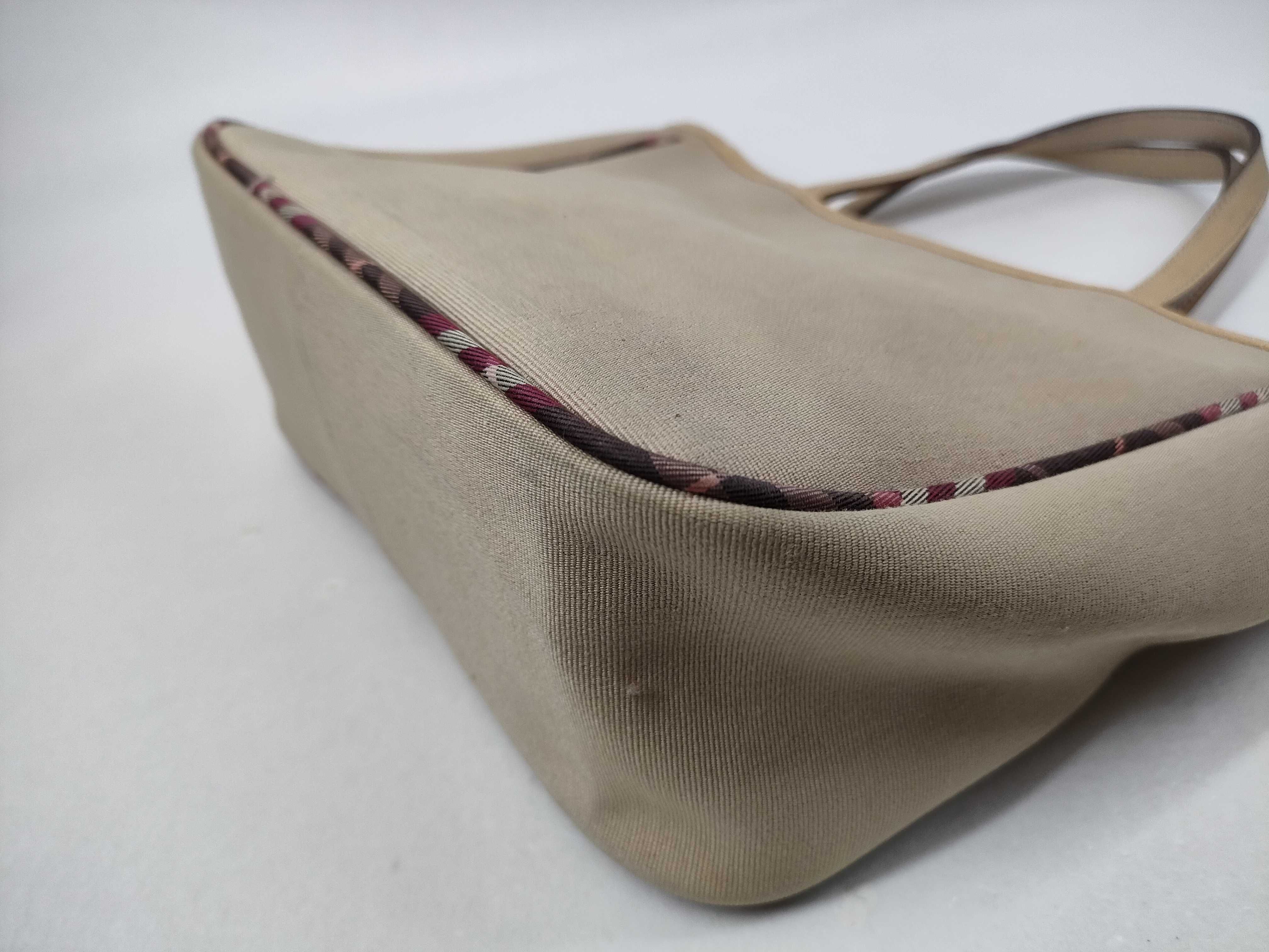 Blue Label Nova Check Canvas Handbag — view 6