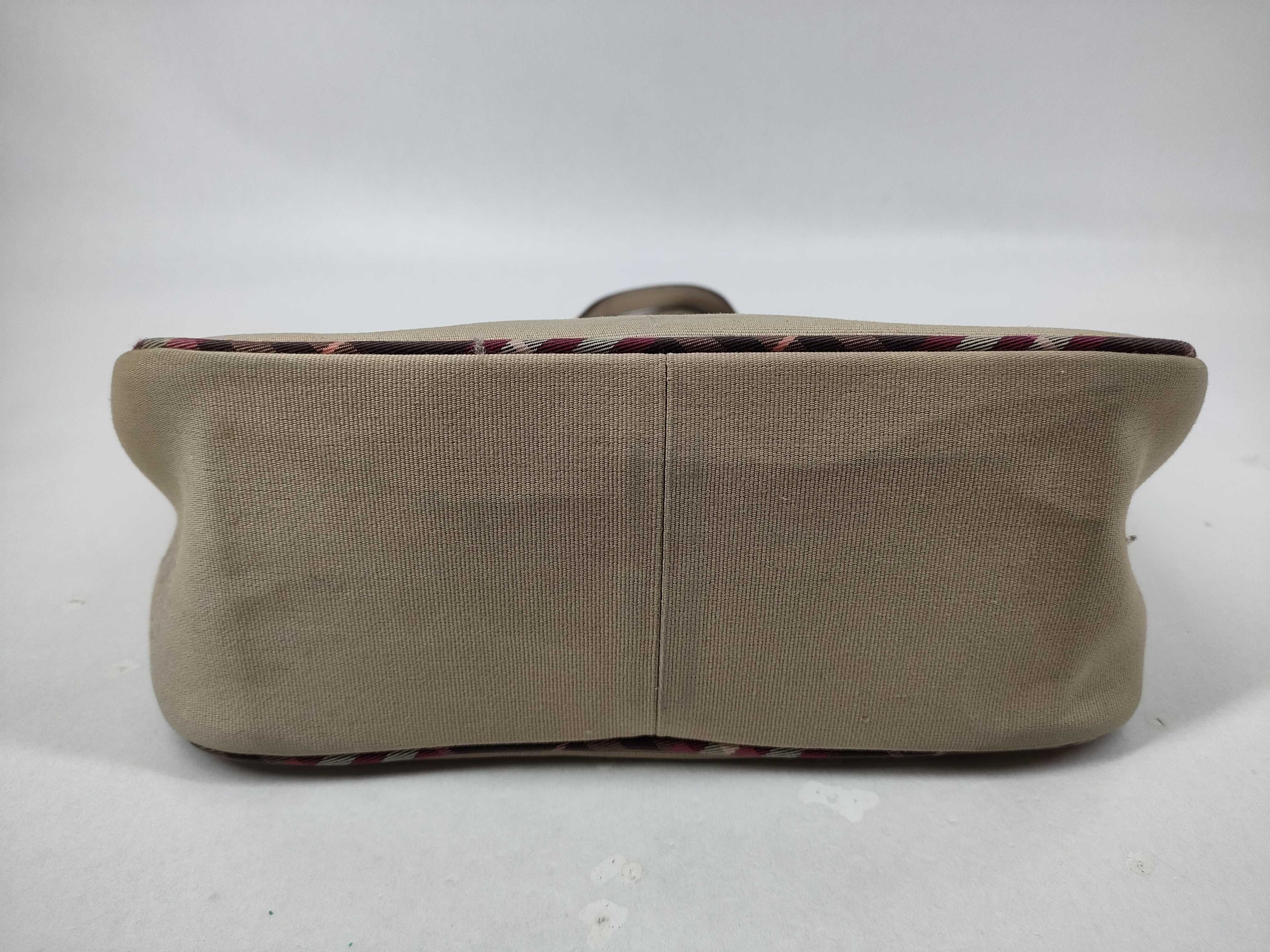 Blue Label Nova Check Canvas Handbag — view 7