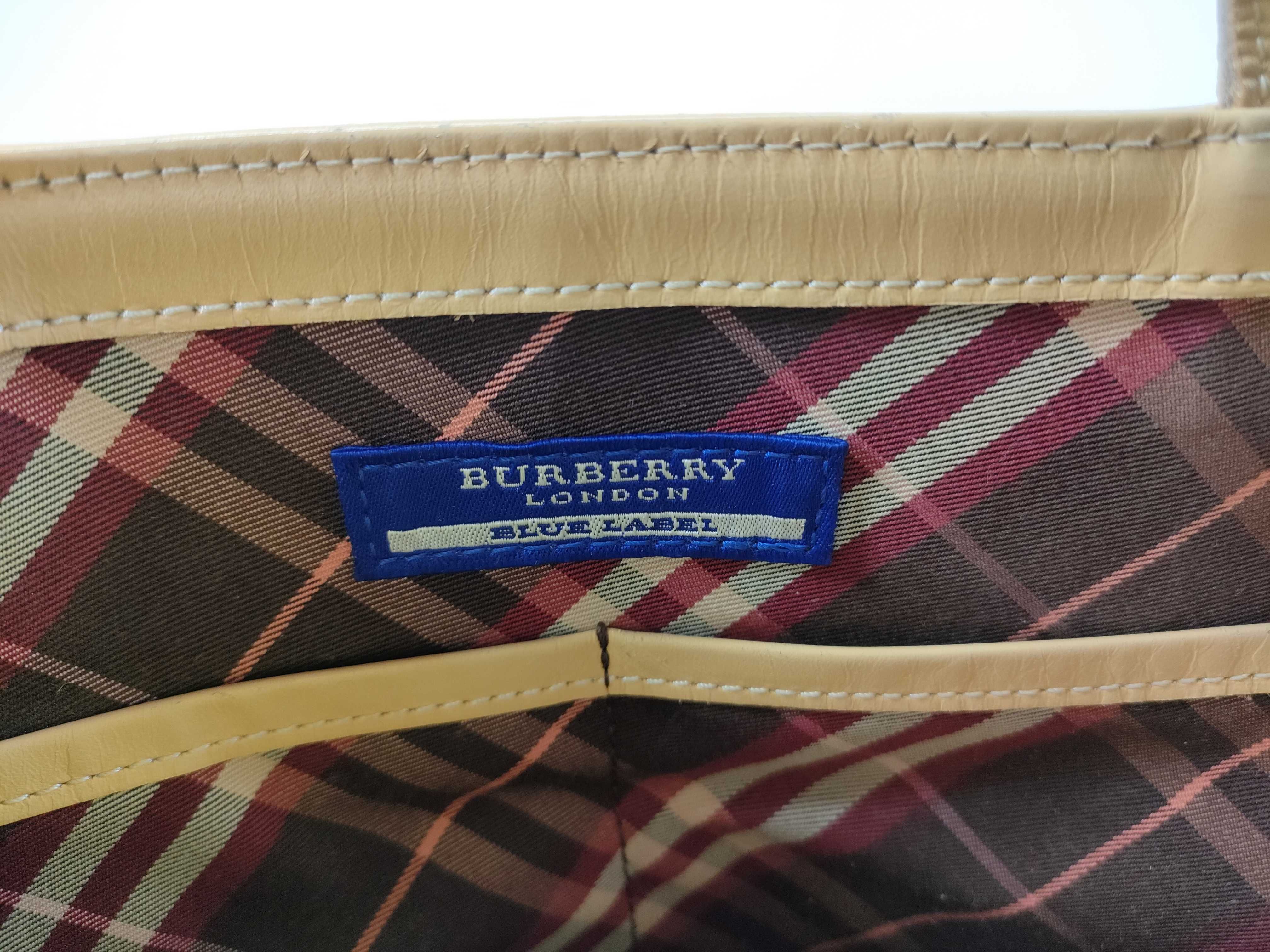 Blue Label Nova Check Canvas Handbag — view 10