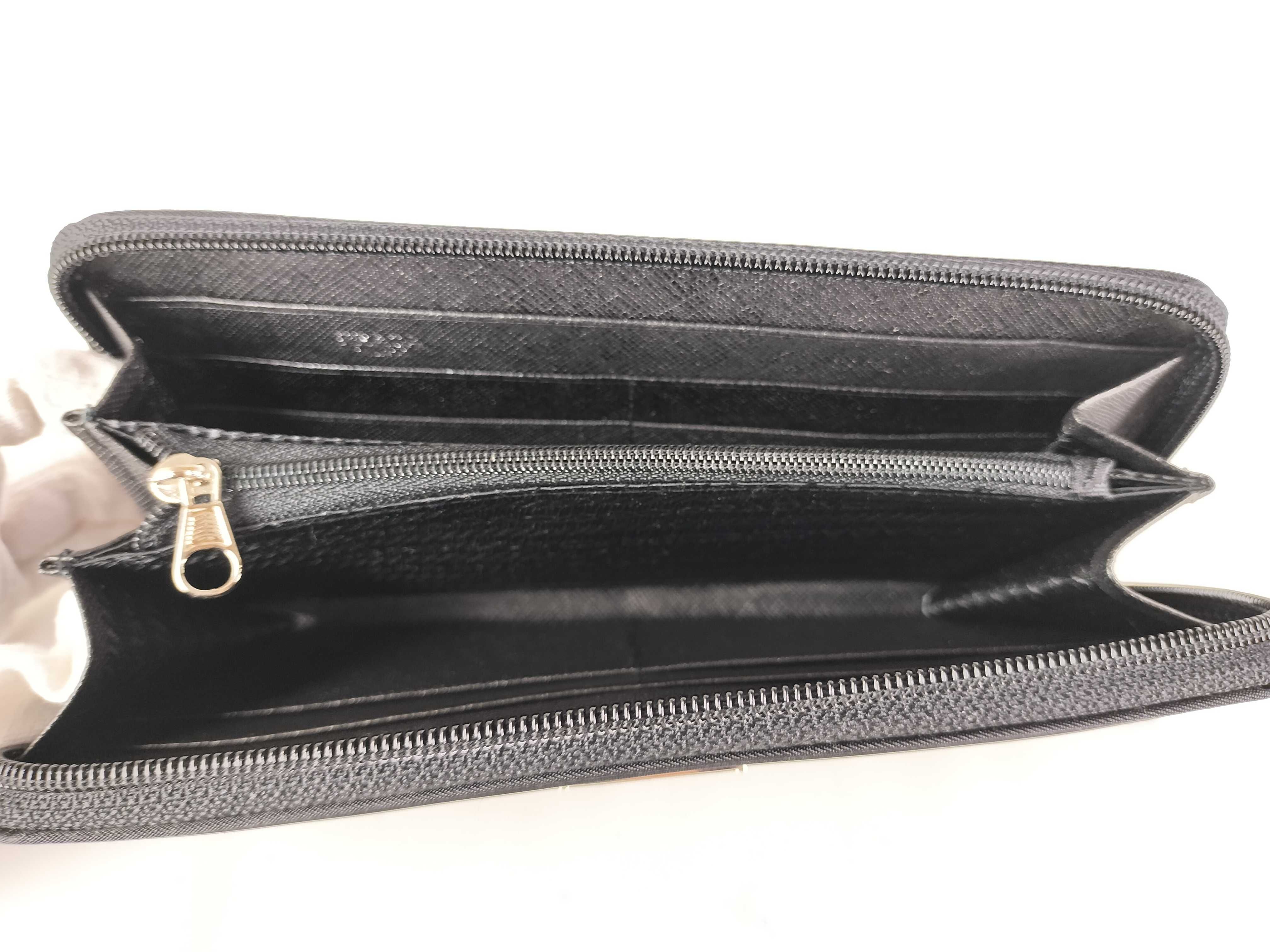 Nylon Long Wallet, Round Zip Wallet — view 7