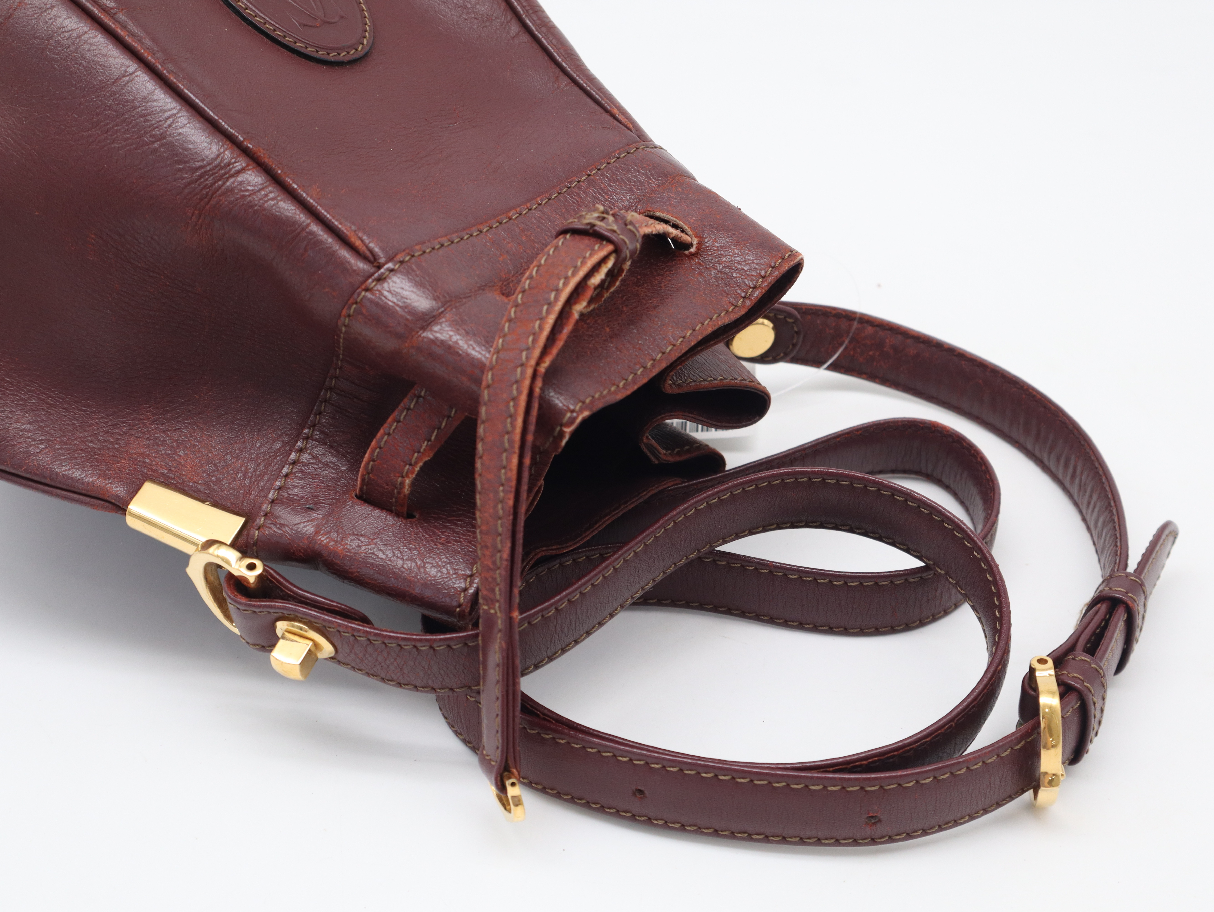 Must Line Shoulder Bag, Leather, Bordeaux Shoulder Bag — view 6