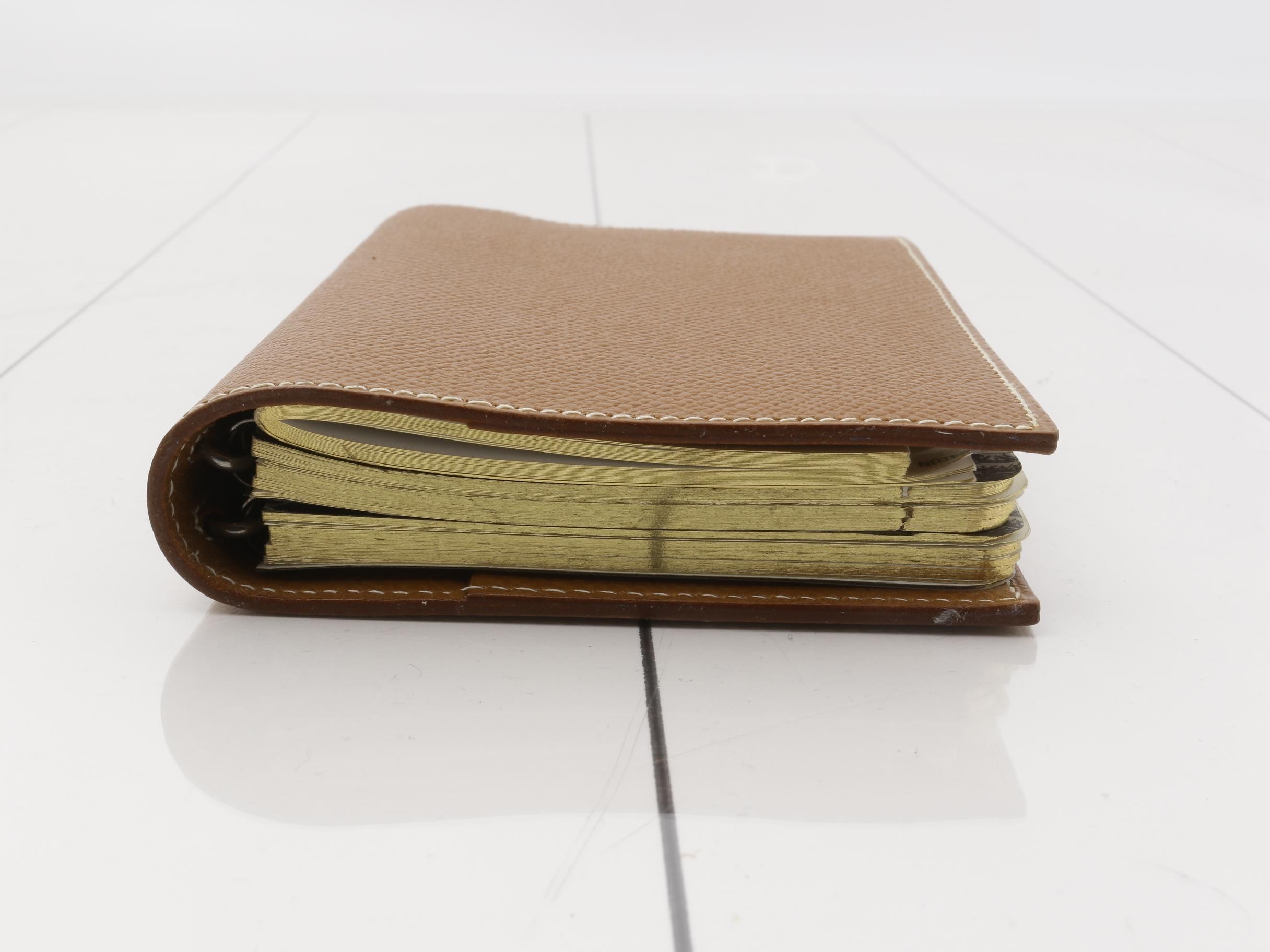 Agenda Leather Notebook Cover A Stamp — view 3