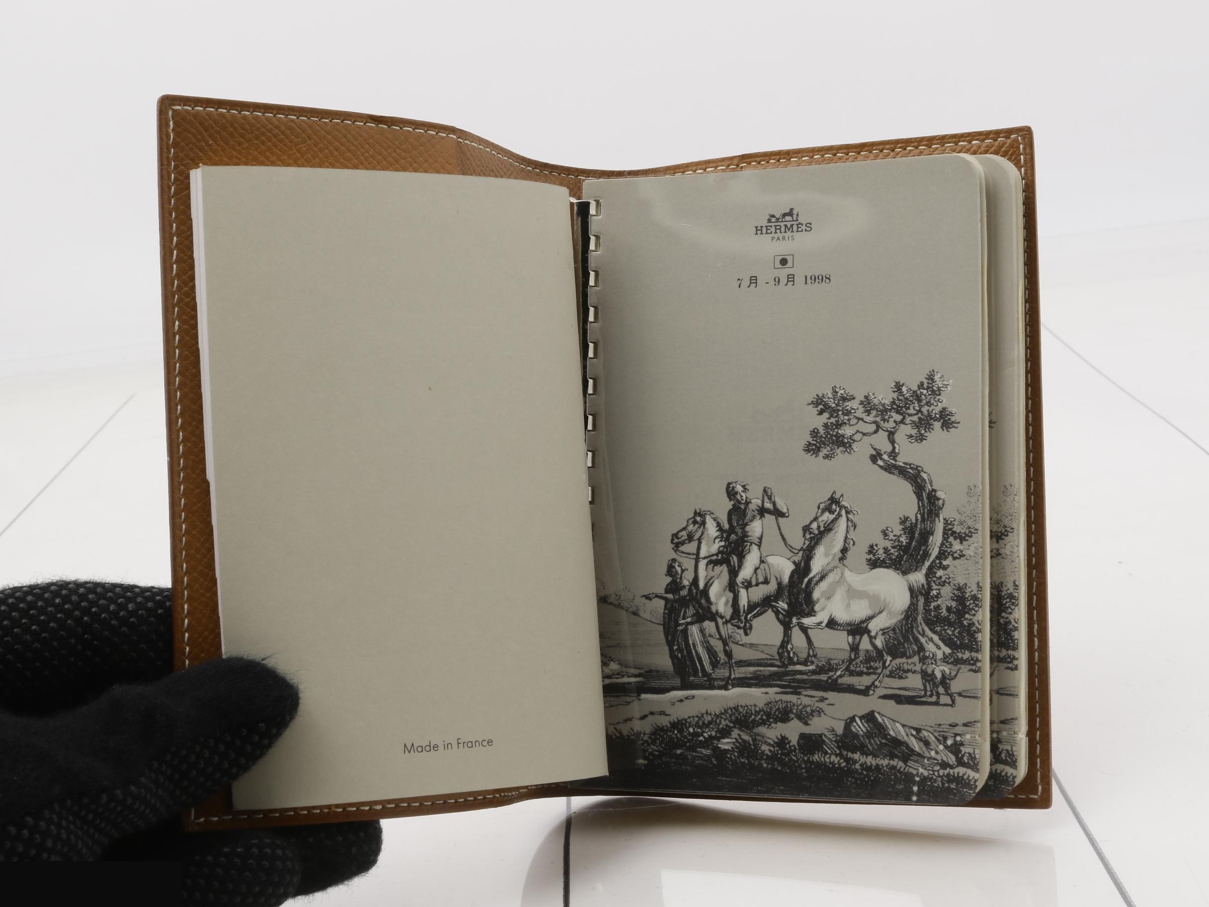 Agenda Leather Notebook Cover A Stamp — view 4