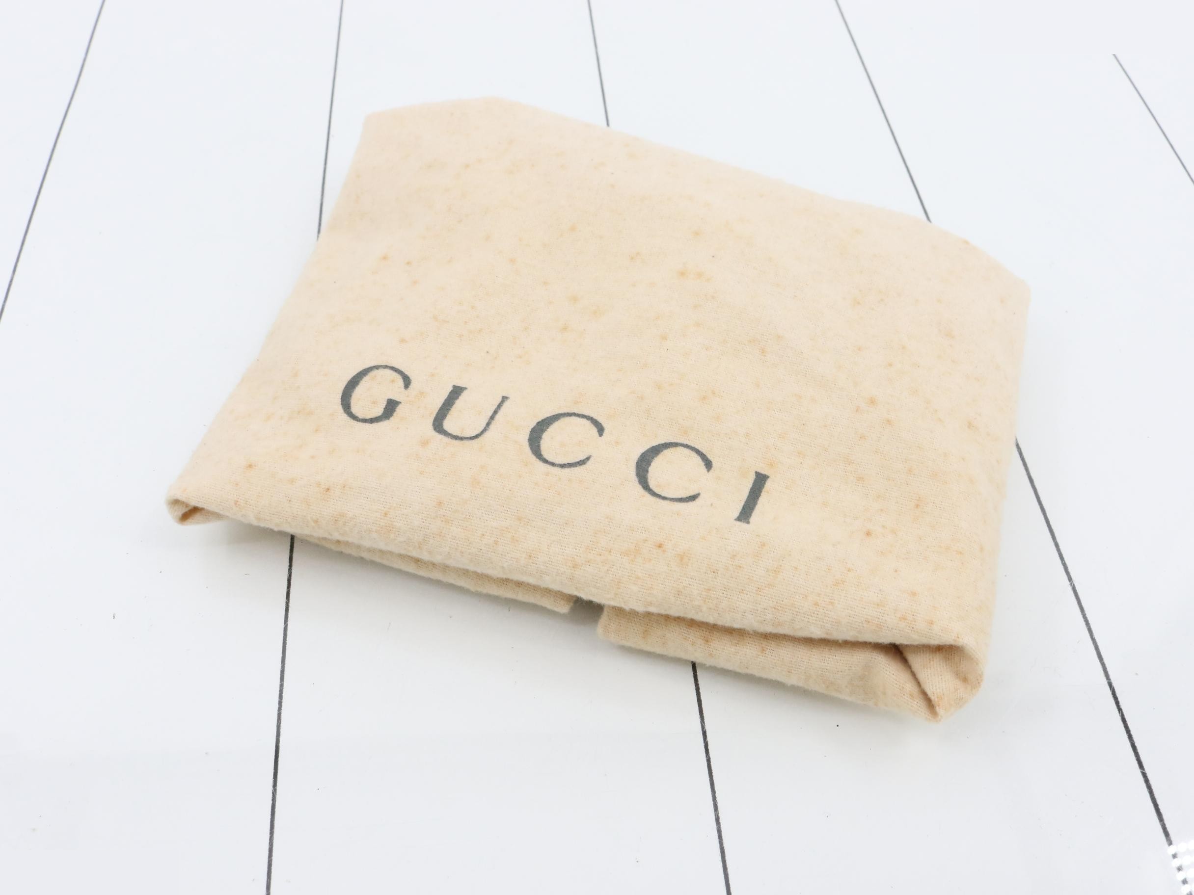 GG Suede One-Shoulder Bag, Black — view 7