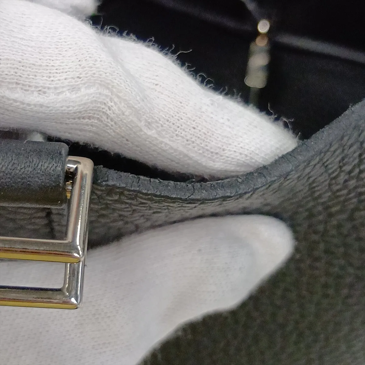 Picotin Lock 22 MM Taurillon Clemence Black Silver Hardware A: 2017 — view 12