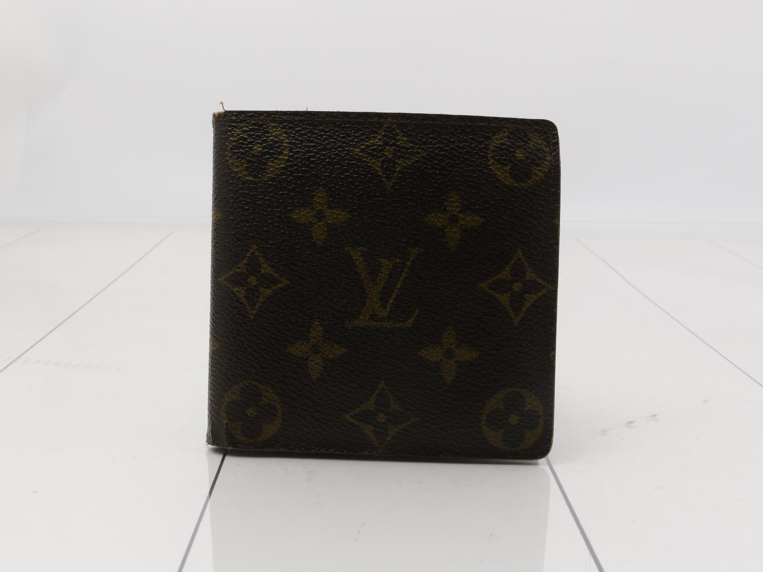 Monogram Portefeuille Cartes Crédit Monnaie