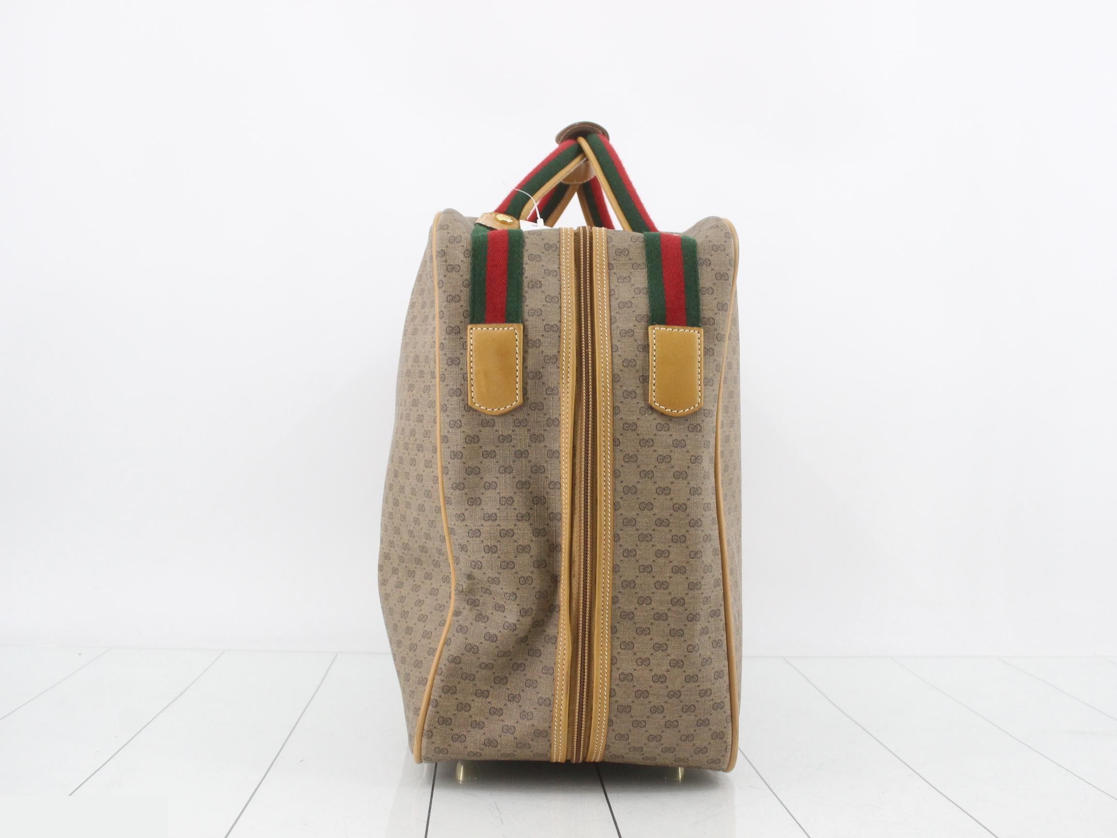 Micro GG (Bag) - Handbag, Trunk, Sherry Line — view 4
