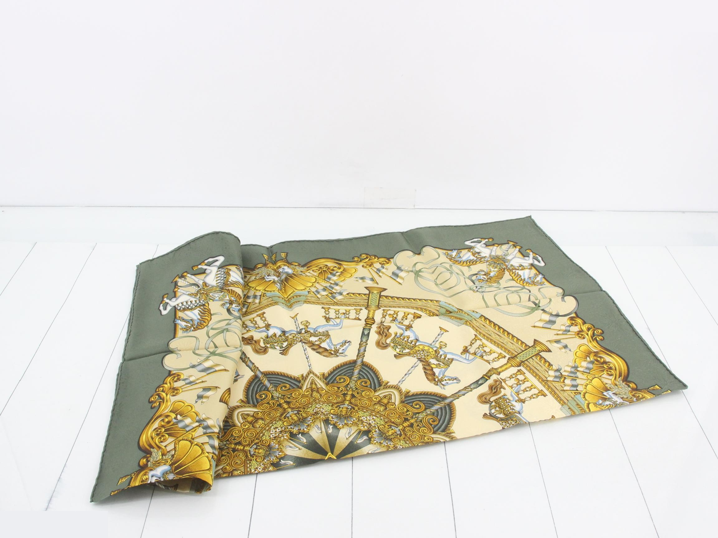 Hermès Carre 90 Silk Scarf - Luna Park — view 3