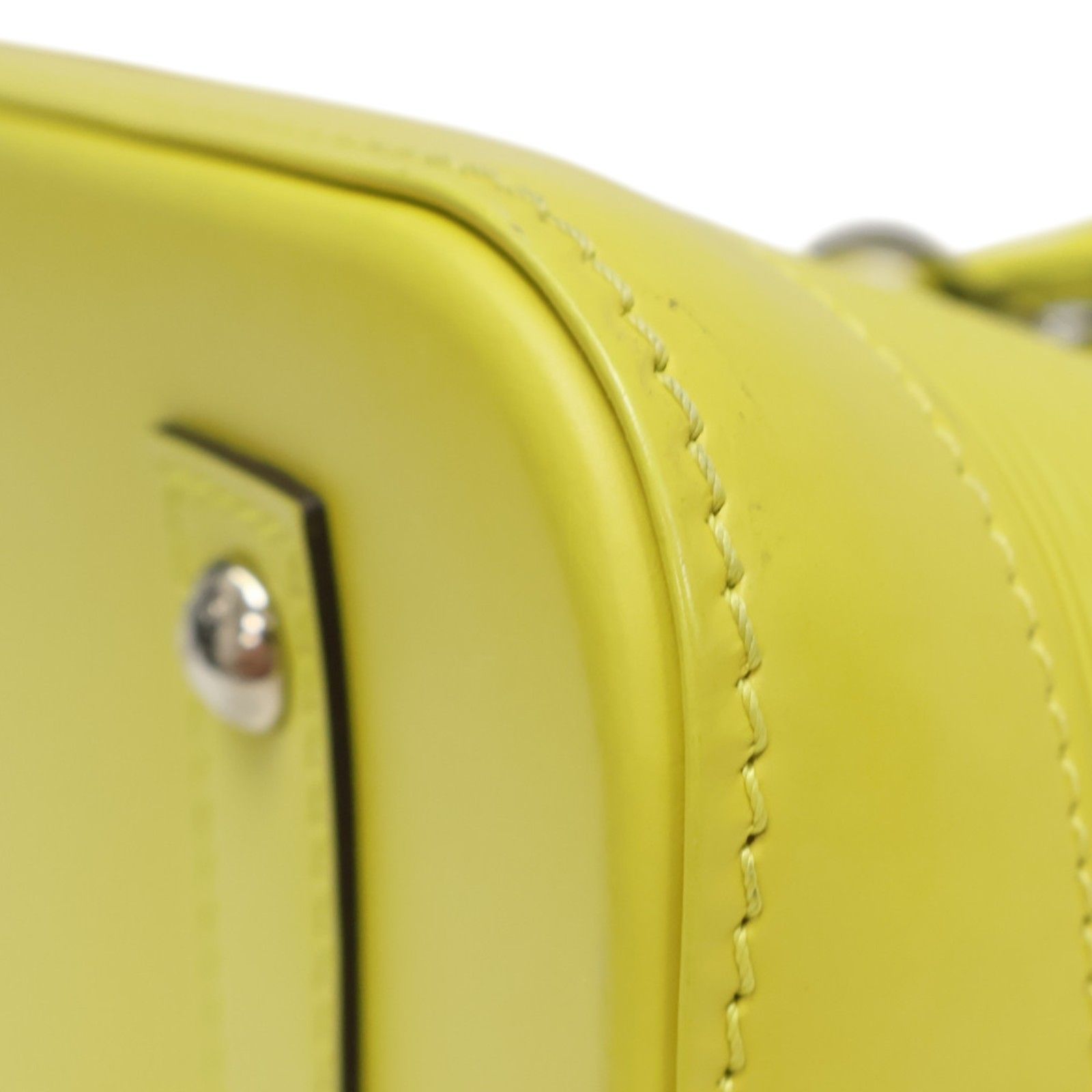 Alma Bb Shoulder Handbag Epi Leather Yellow M 40981 — view 11