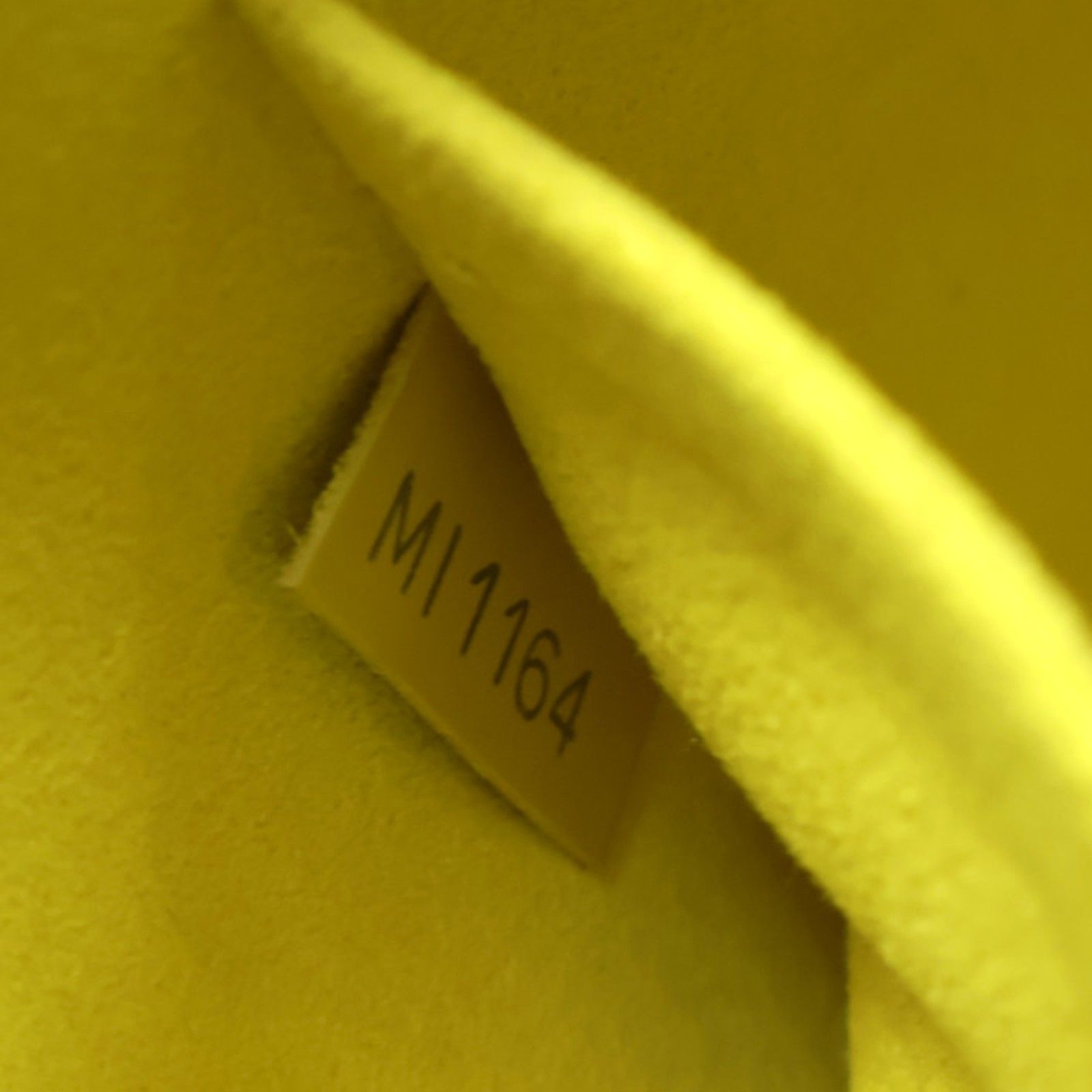 Alma Bb Shoulder Handbag Epi Leather Yellow M 40981 — view 5