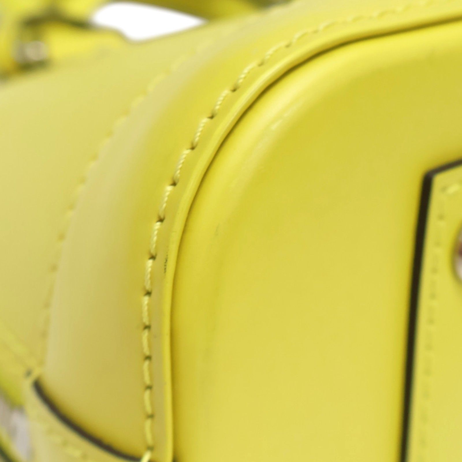 Alma Bb Shoulder Handbag Epi Leather Yellow M 40981 — view 10