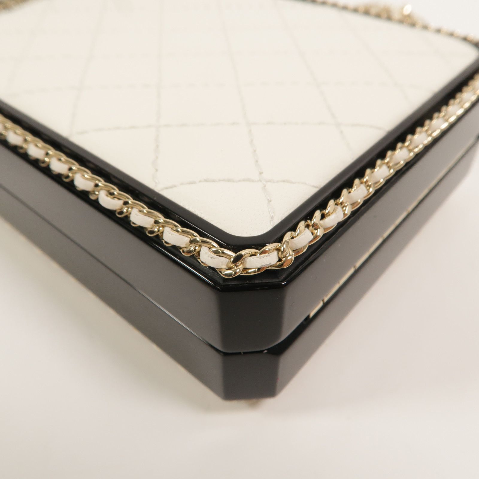 22S Quilted Leather Perfume Bottle Minaudiere — view 15
