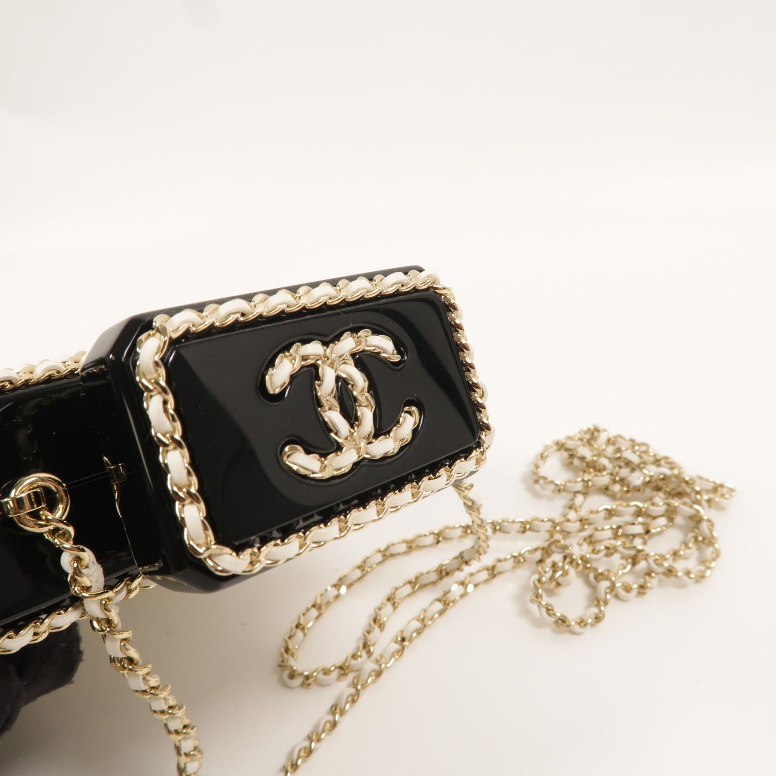 22S Quilted Leather Perfume Bottle Minaudiere — view 10