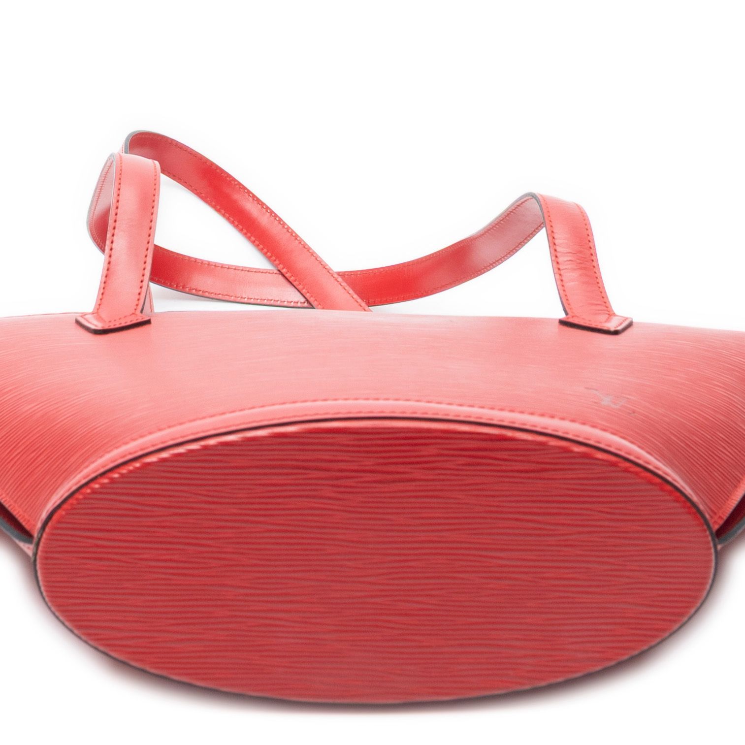 St-Jacques Long Straps PM Red Epi Golden Brass — view 6