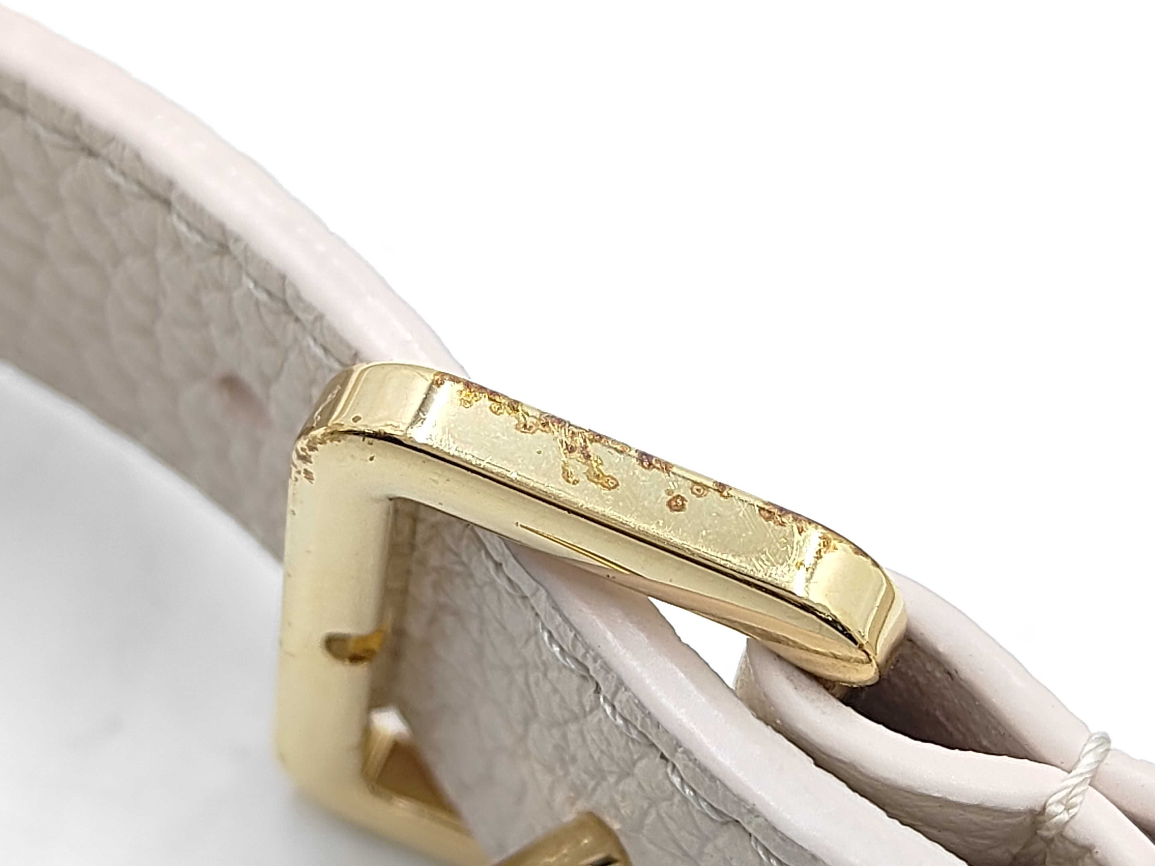 Capucines Mini Ivory Taurillon Handbag — view 13