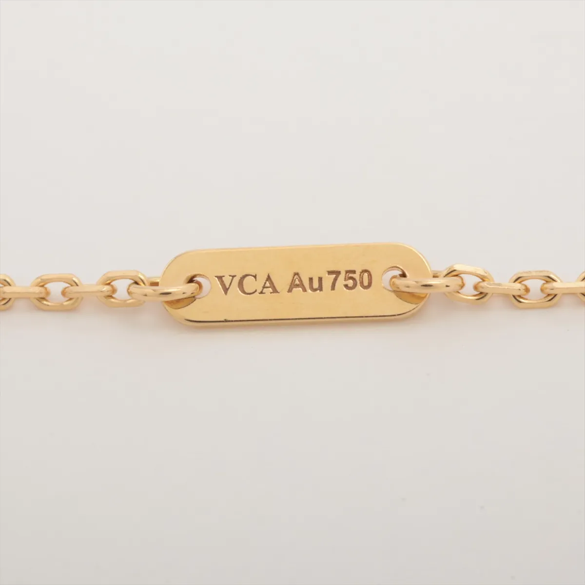 Frivole Mini Diamond Necklace 750 (Yellow Gold) 3.2g JP442231 VCARP0J100 — view 4