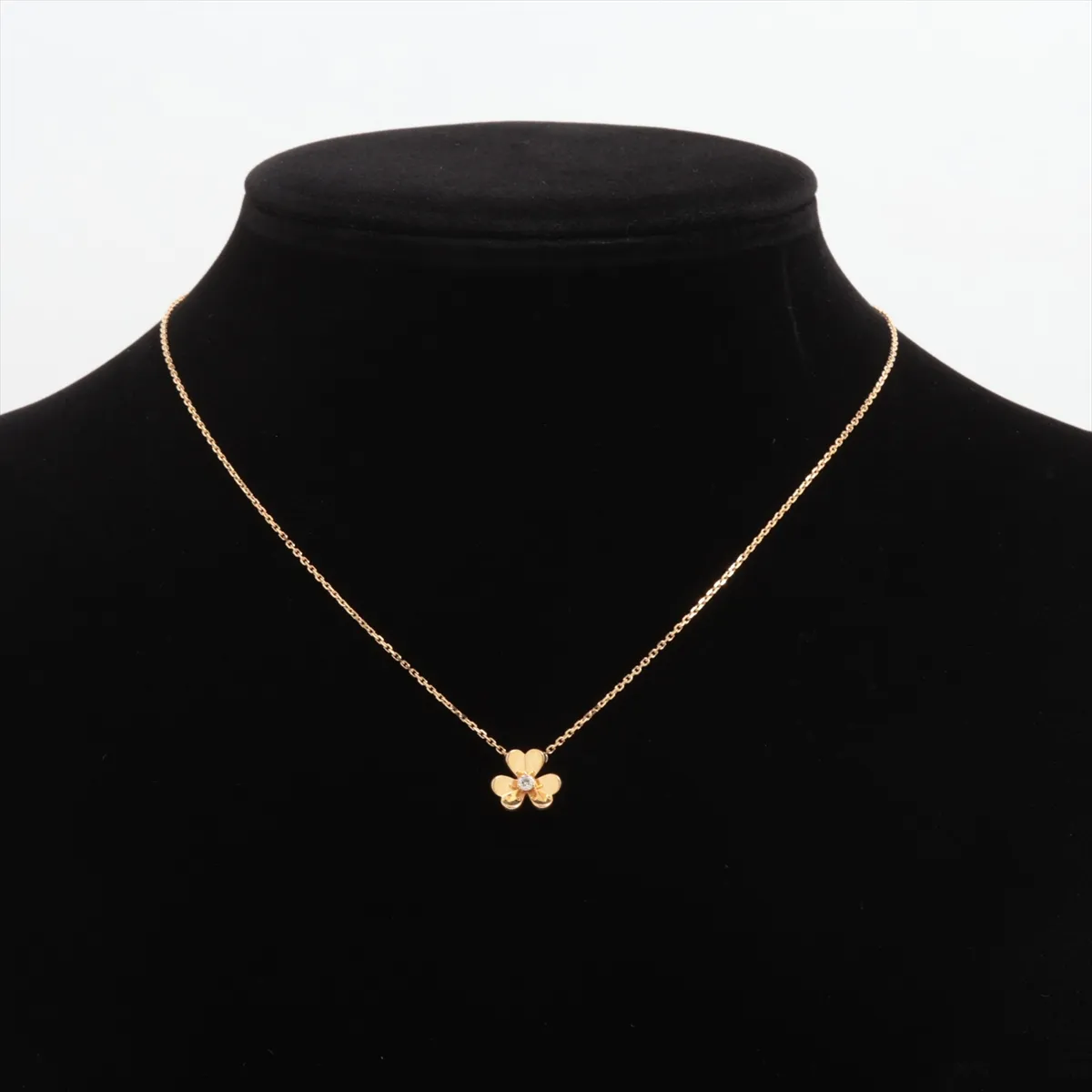 Frivole Mini Diamond Necklace 750 (Yellow Gold) 3.2g JP442231 VCARP0J100 — view 5