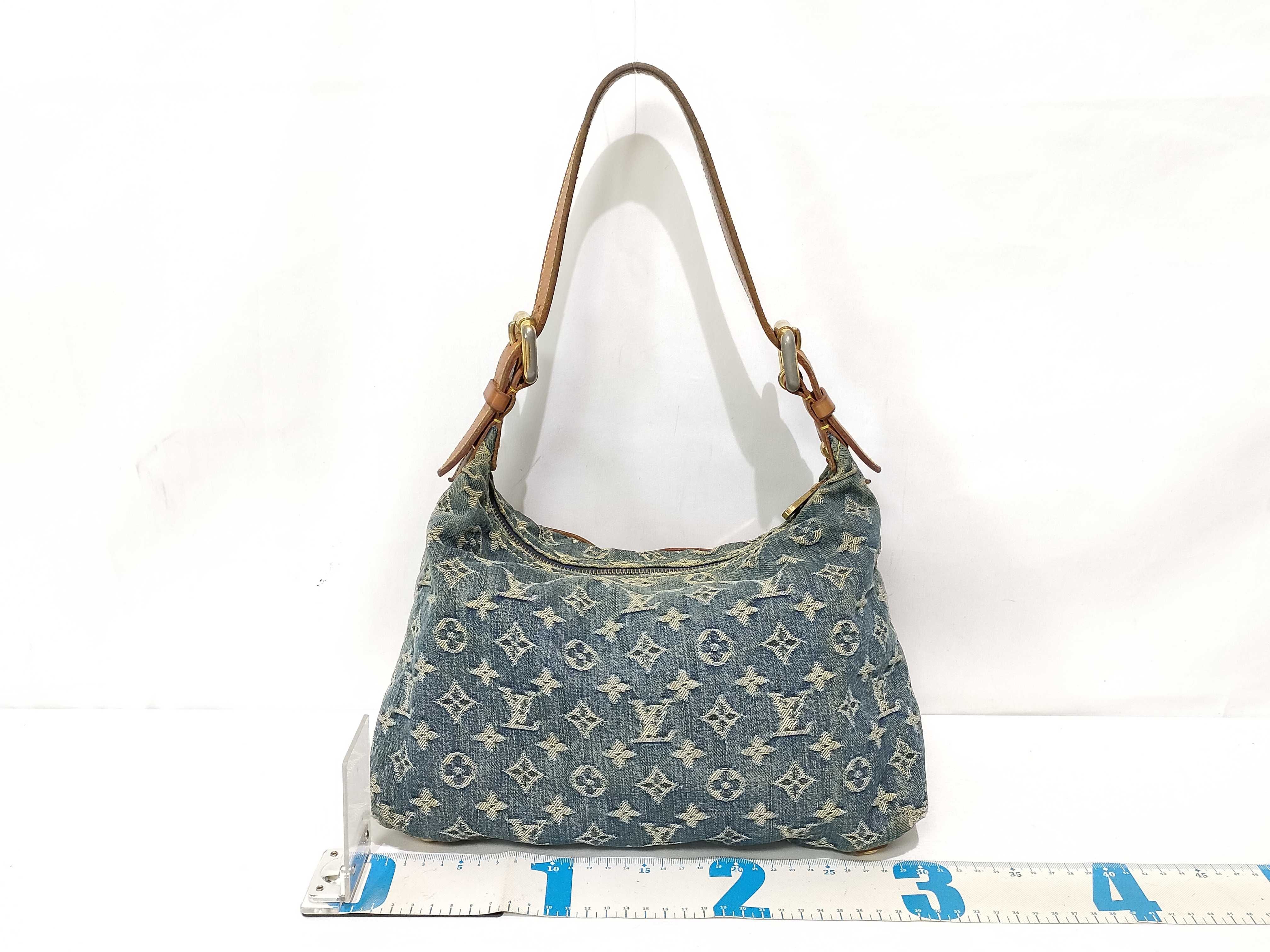 Monogram Denim Baggy PM M95049 Monogram Denim Shoulder Bag — view 2