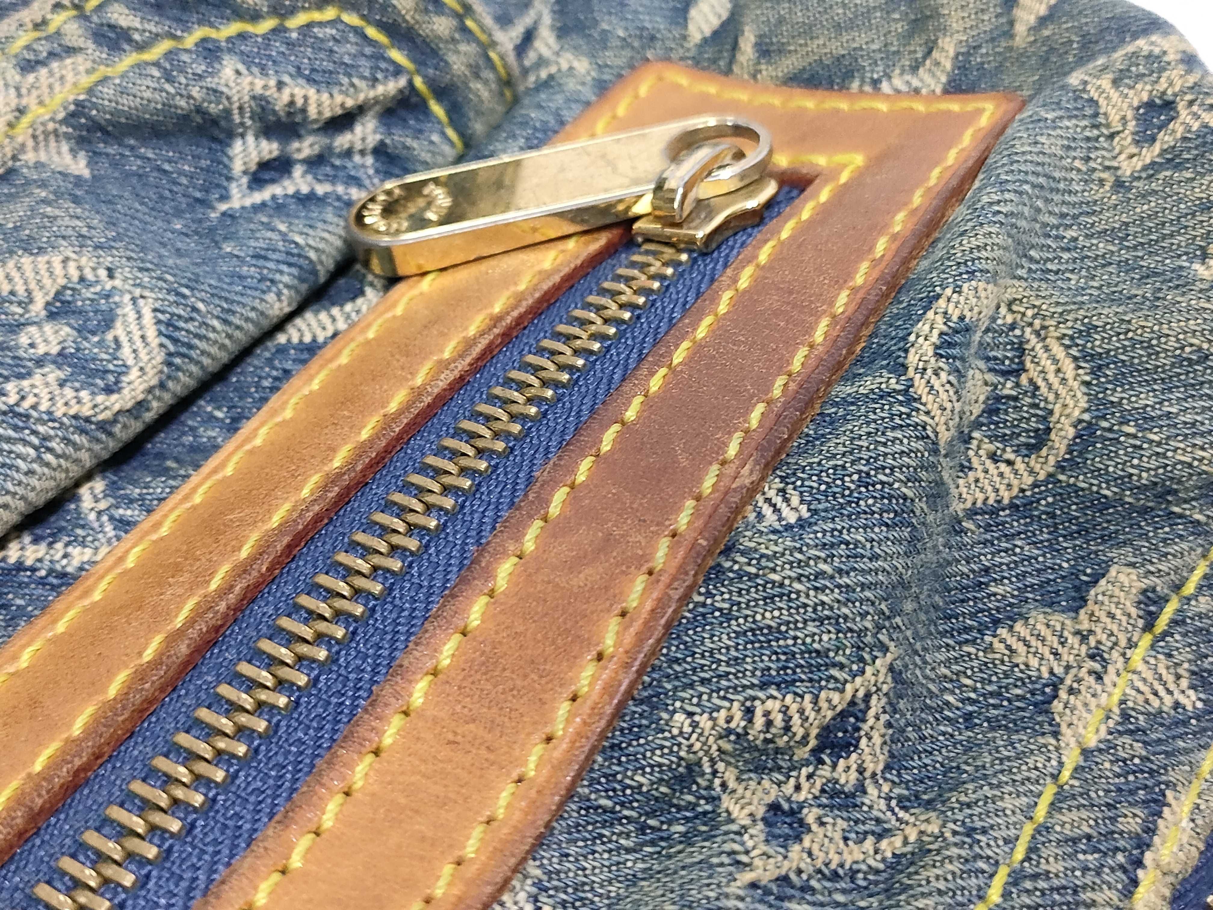 Monogram Denim Baggy PM M95049 Monogram Denim Shoulder Bag — view 15