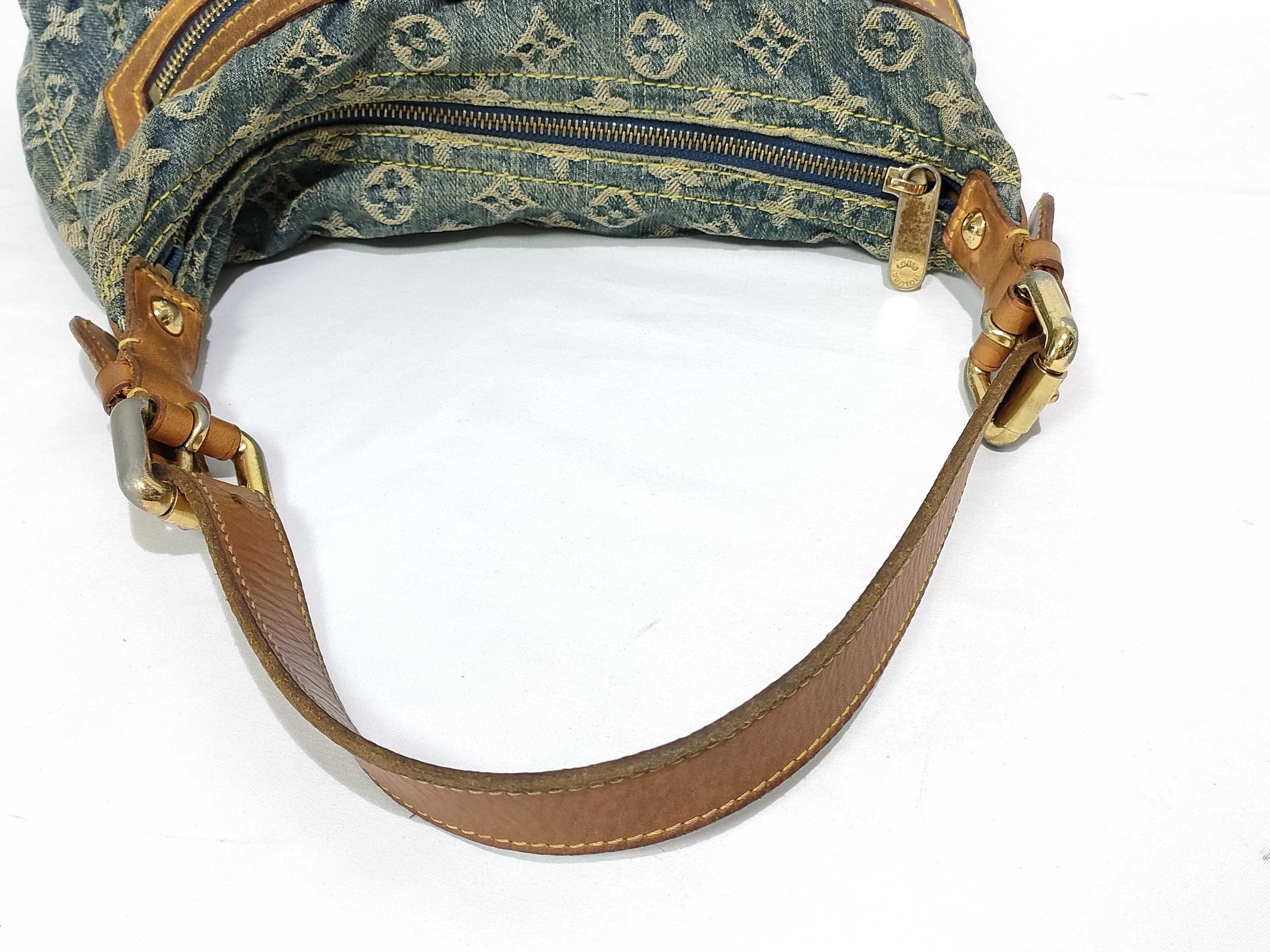 Monogram Denim Baggy PM M95049 Monogram Denim Shoulder Bag — view 3