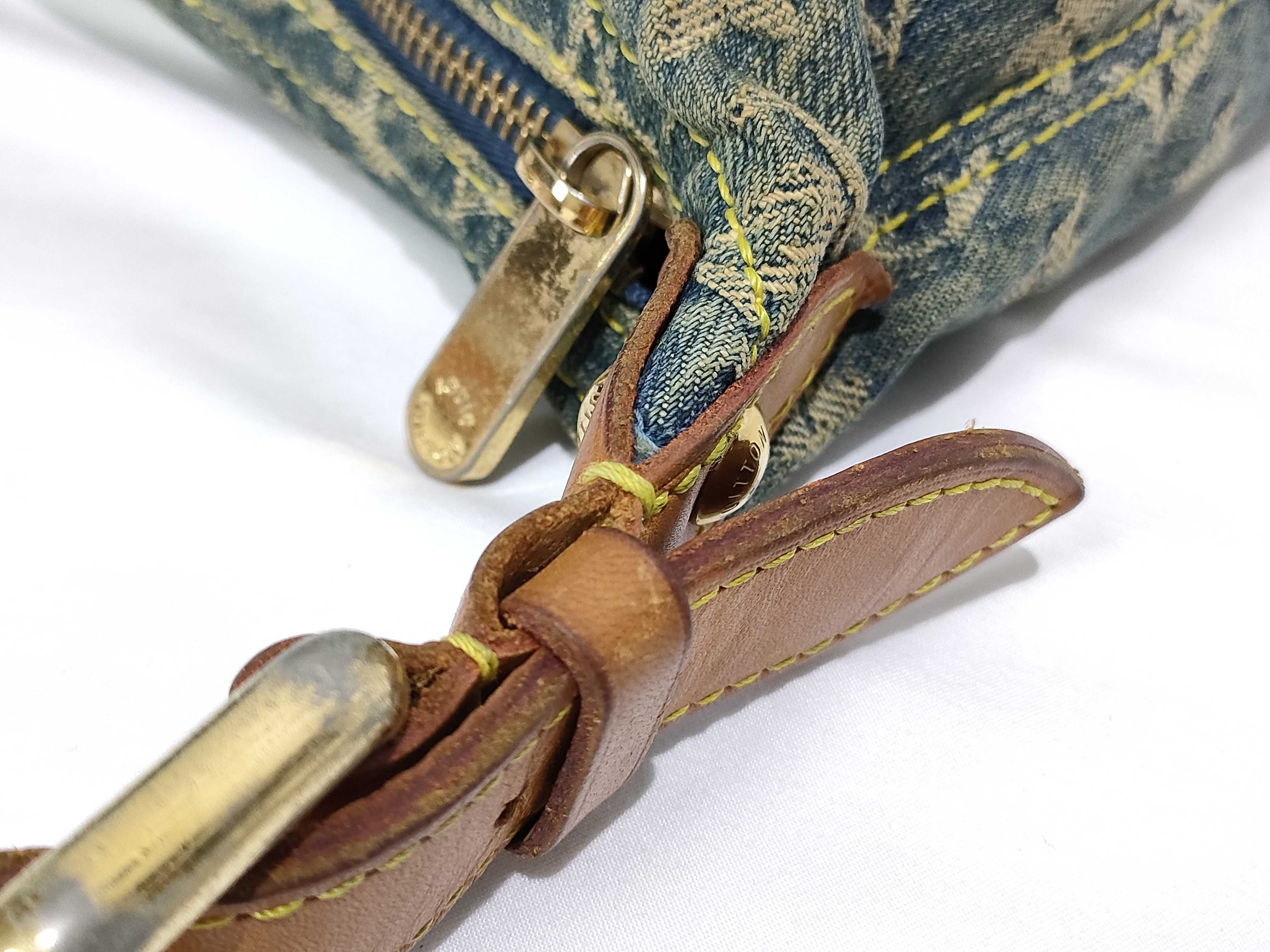 Monogram Denim Baggy PM M95049 Monogram Denim Shoulder Bag — view 5