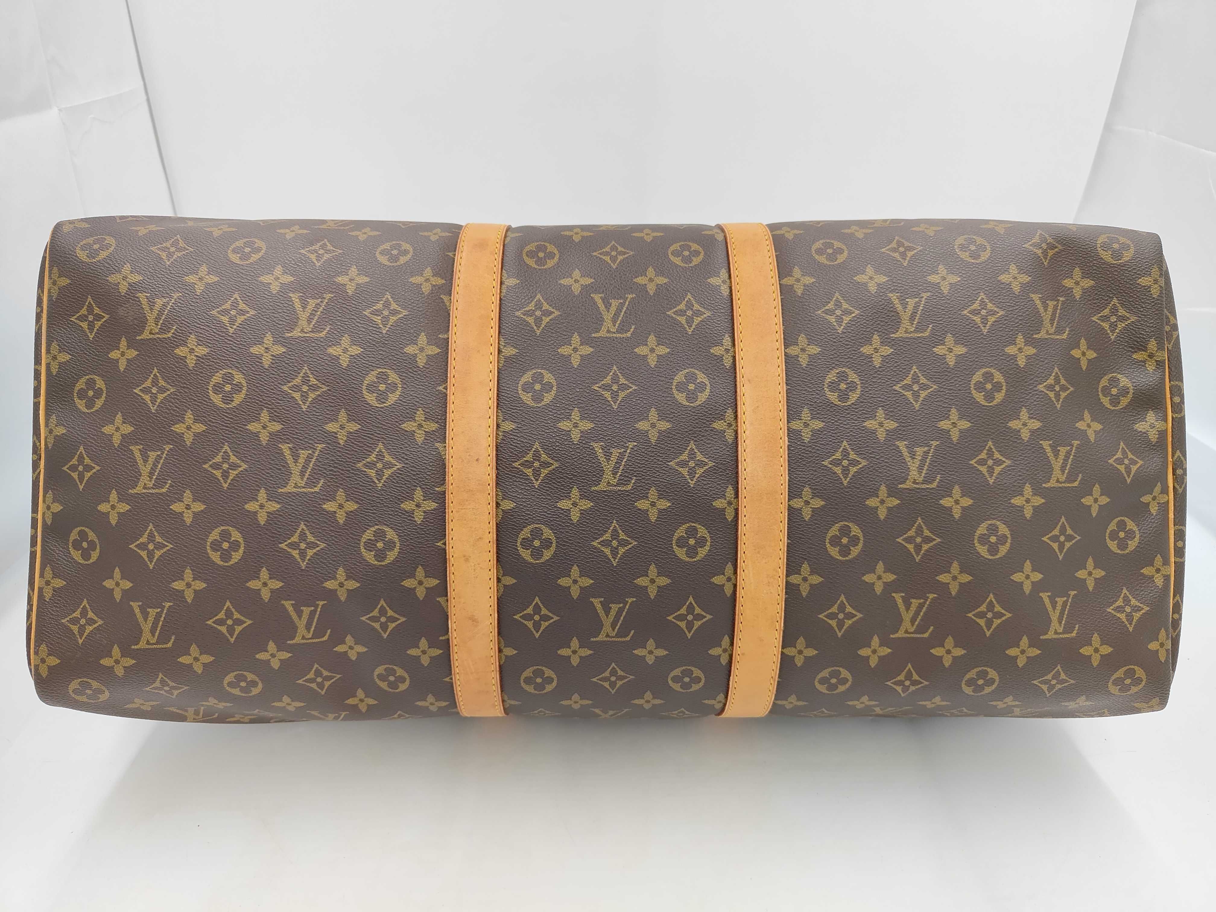 Monogram Louis Vuitton Boston Bag Monogram Keepall 55 M41424 Boston Bag — view 3